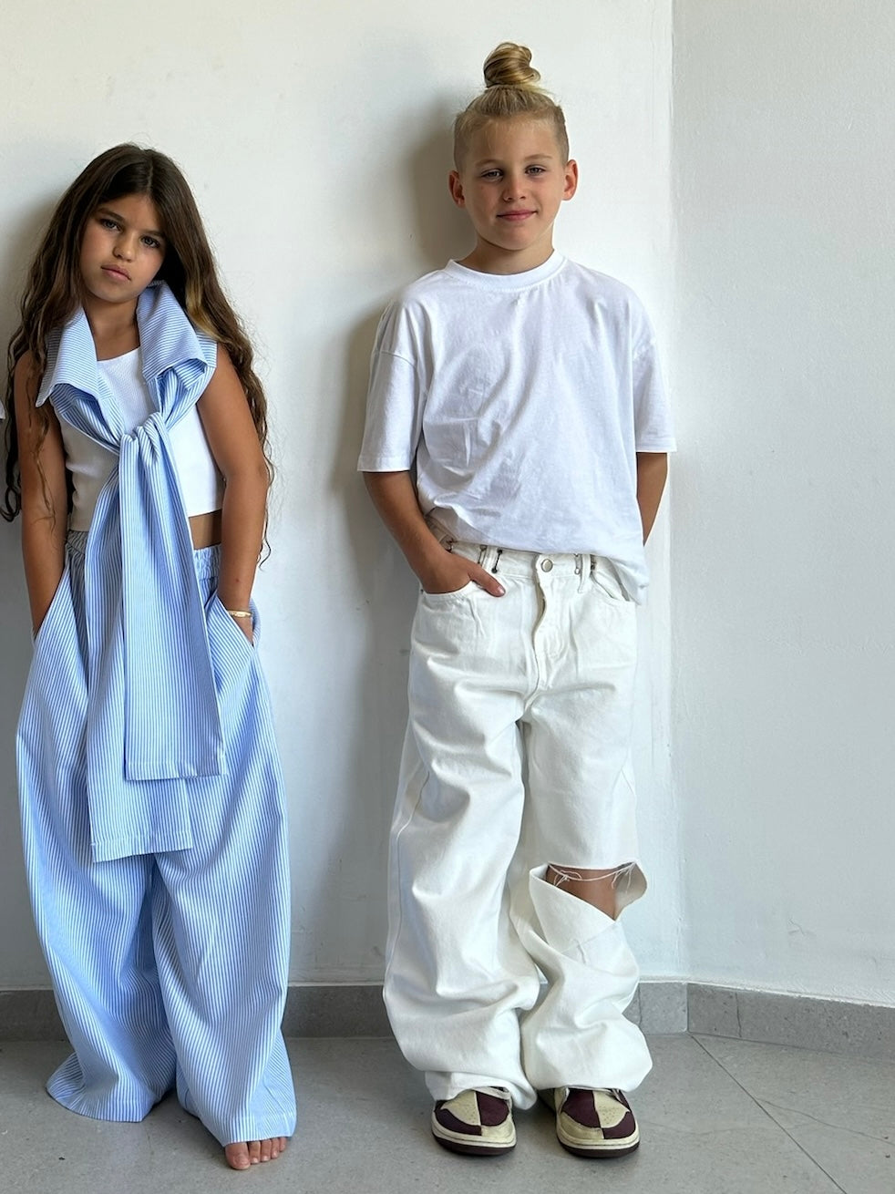 מכנס ג׳ינס מילאן לבן