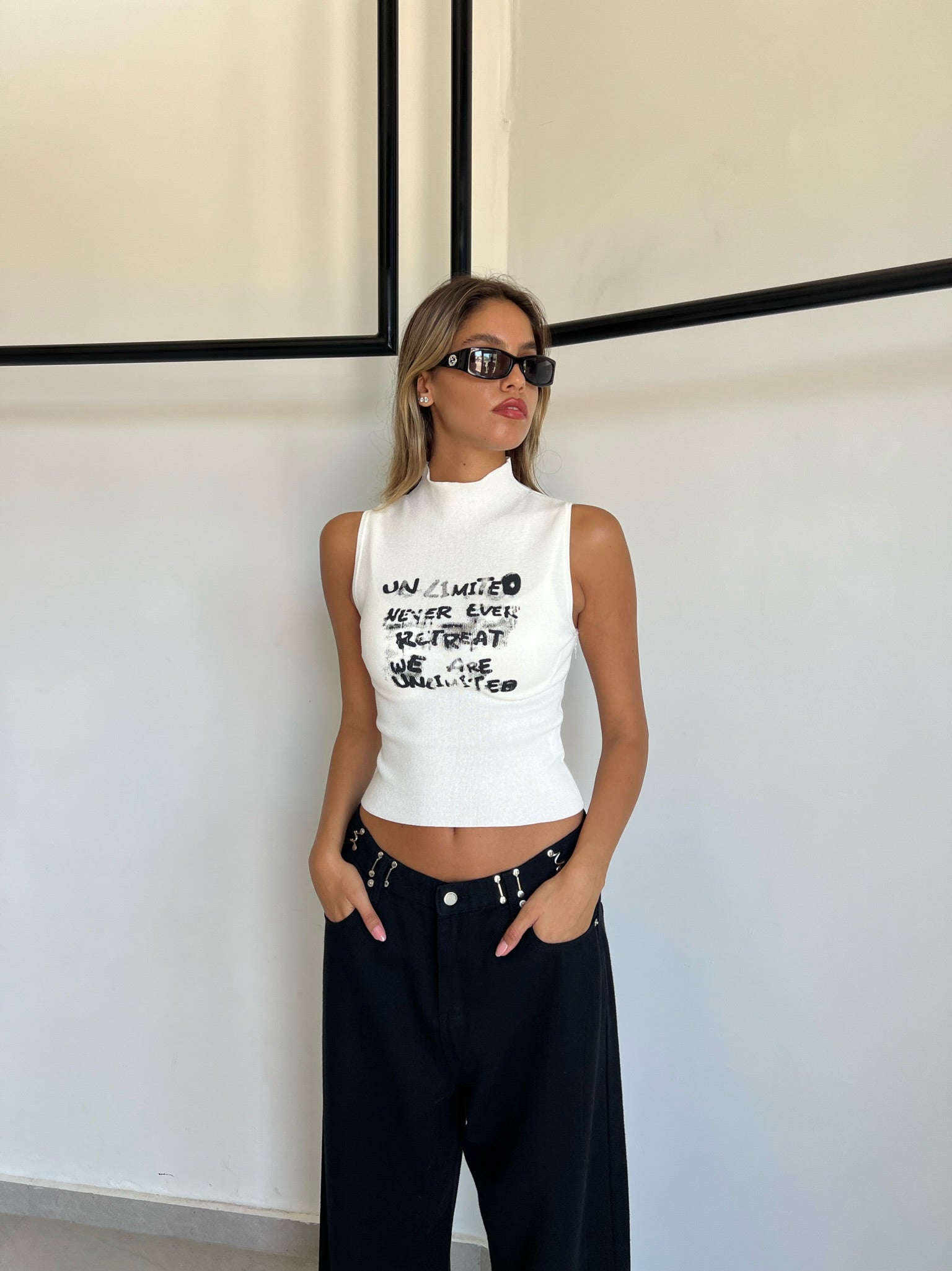 חולצת מלאני לבן