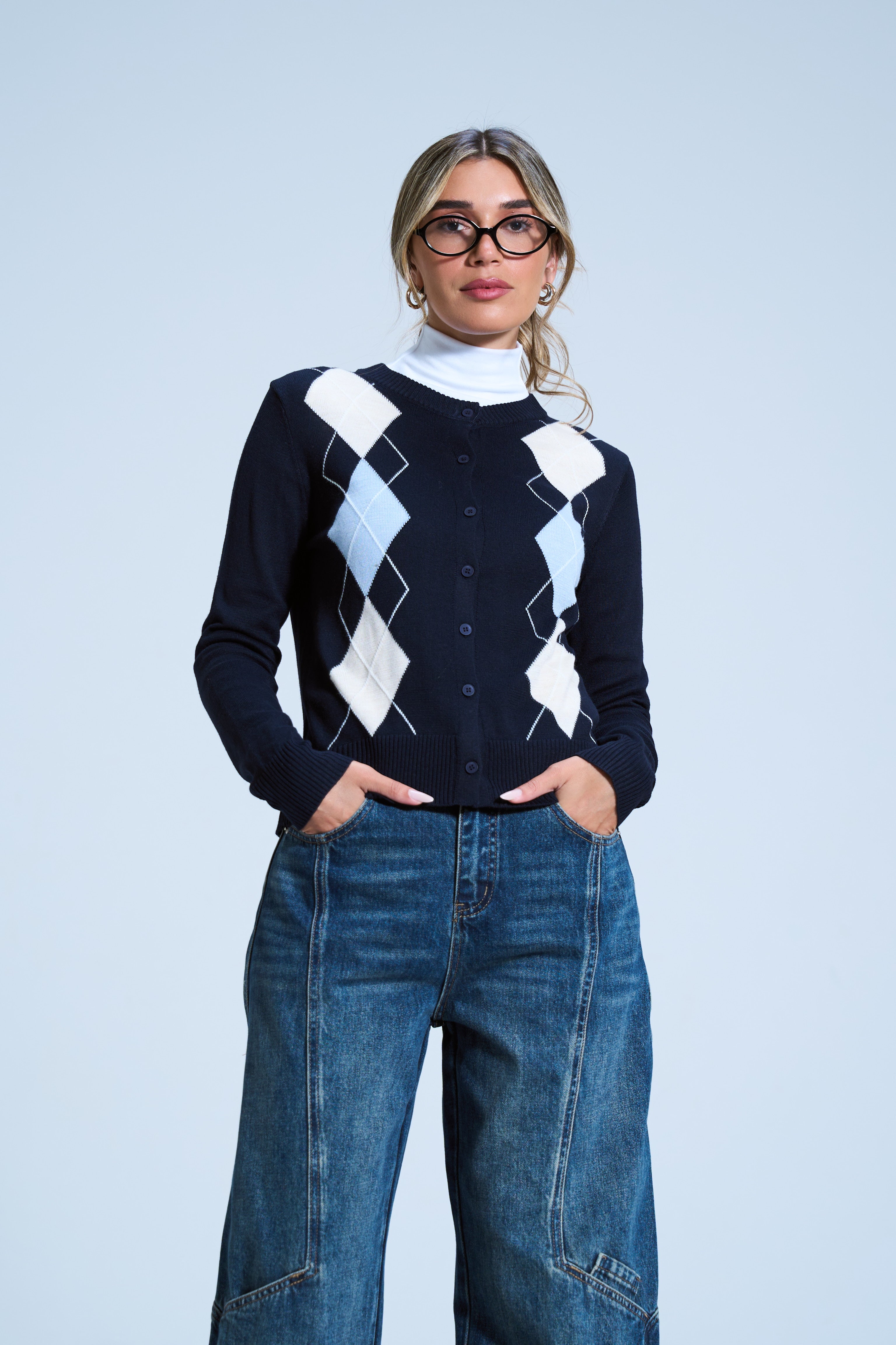 קרדיגן מיי כחול