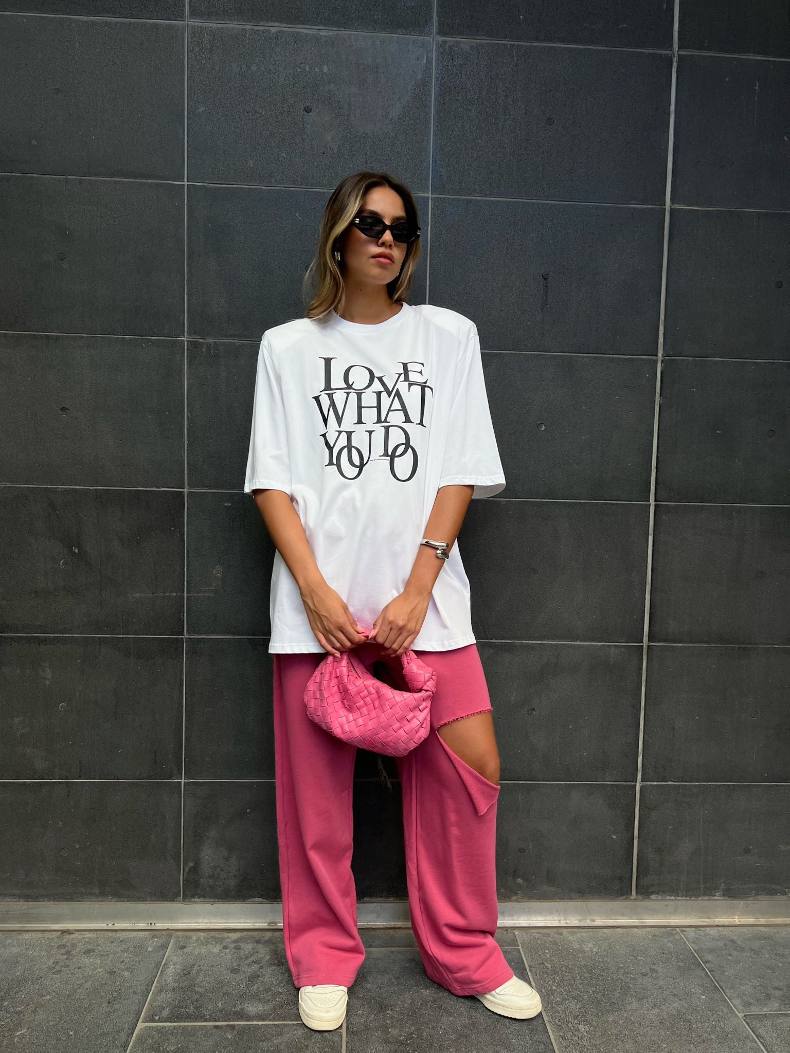 מכנס נאור ורוד פרנש טרי