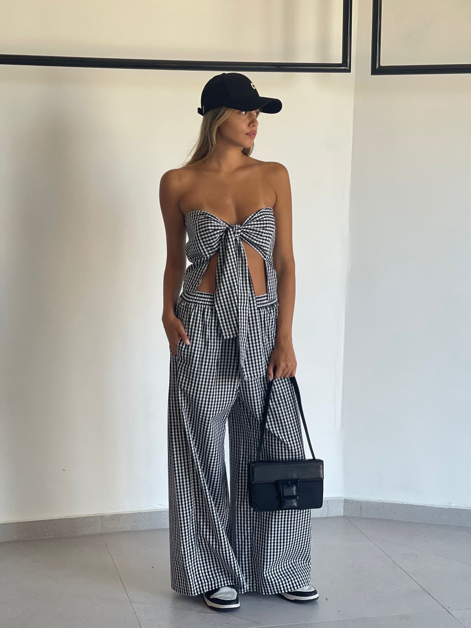 מכנס מקס משבצות