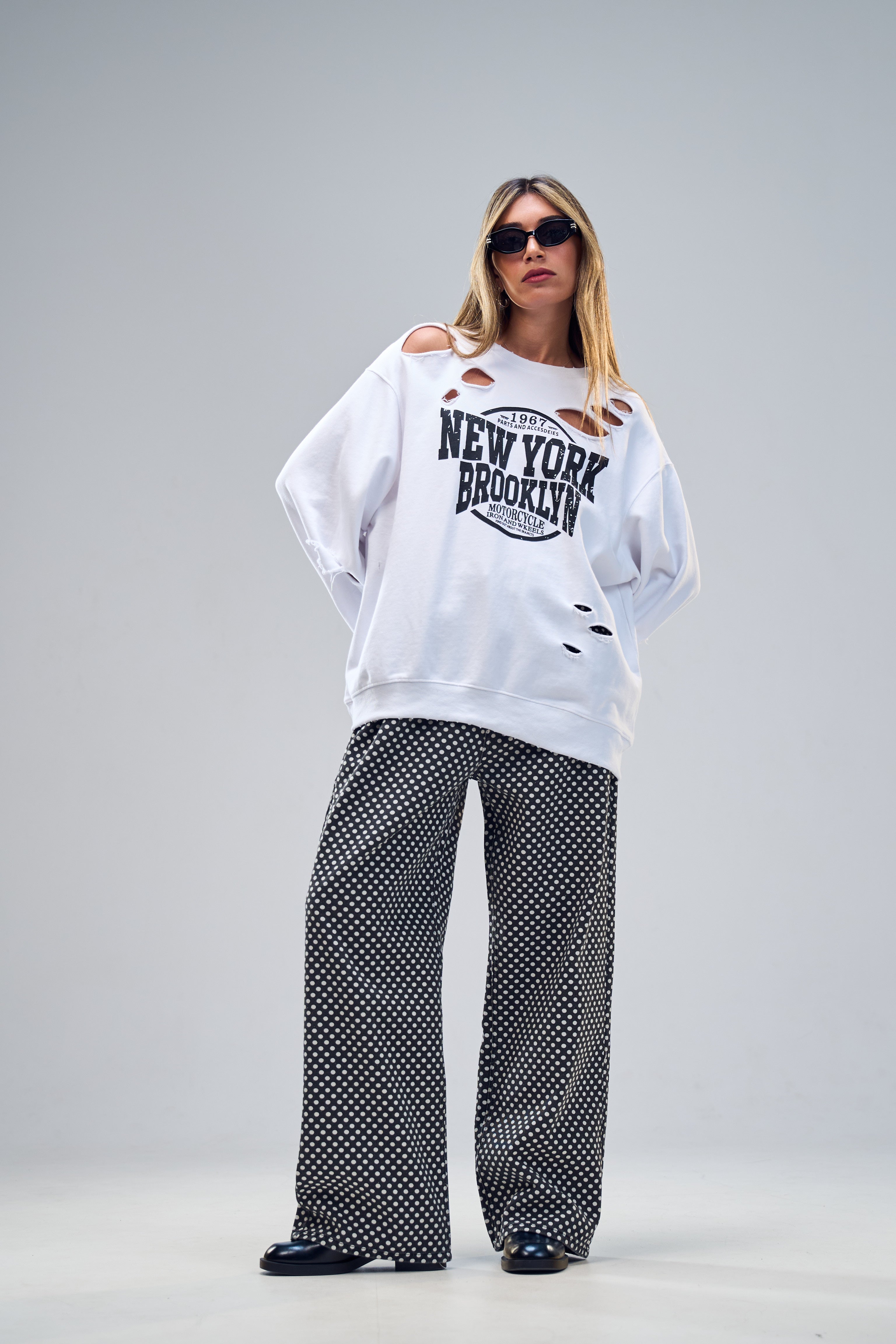 מכנס ג׳ינס אוניל אפור