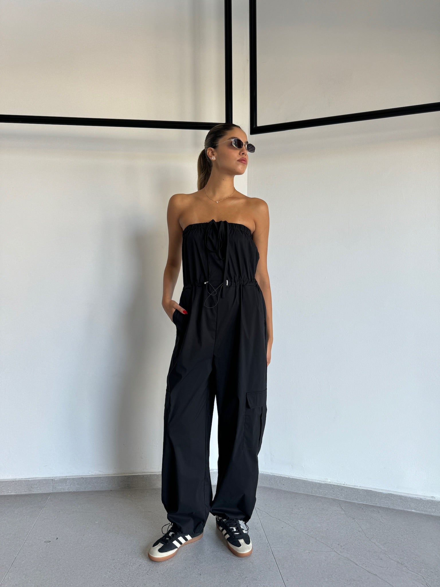 אוברול שון שחור