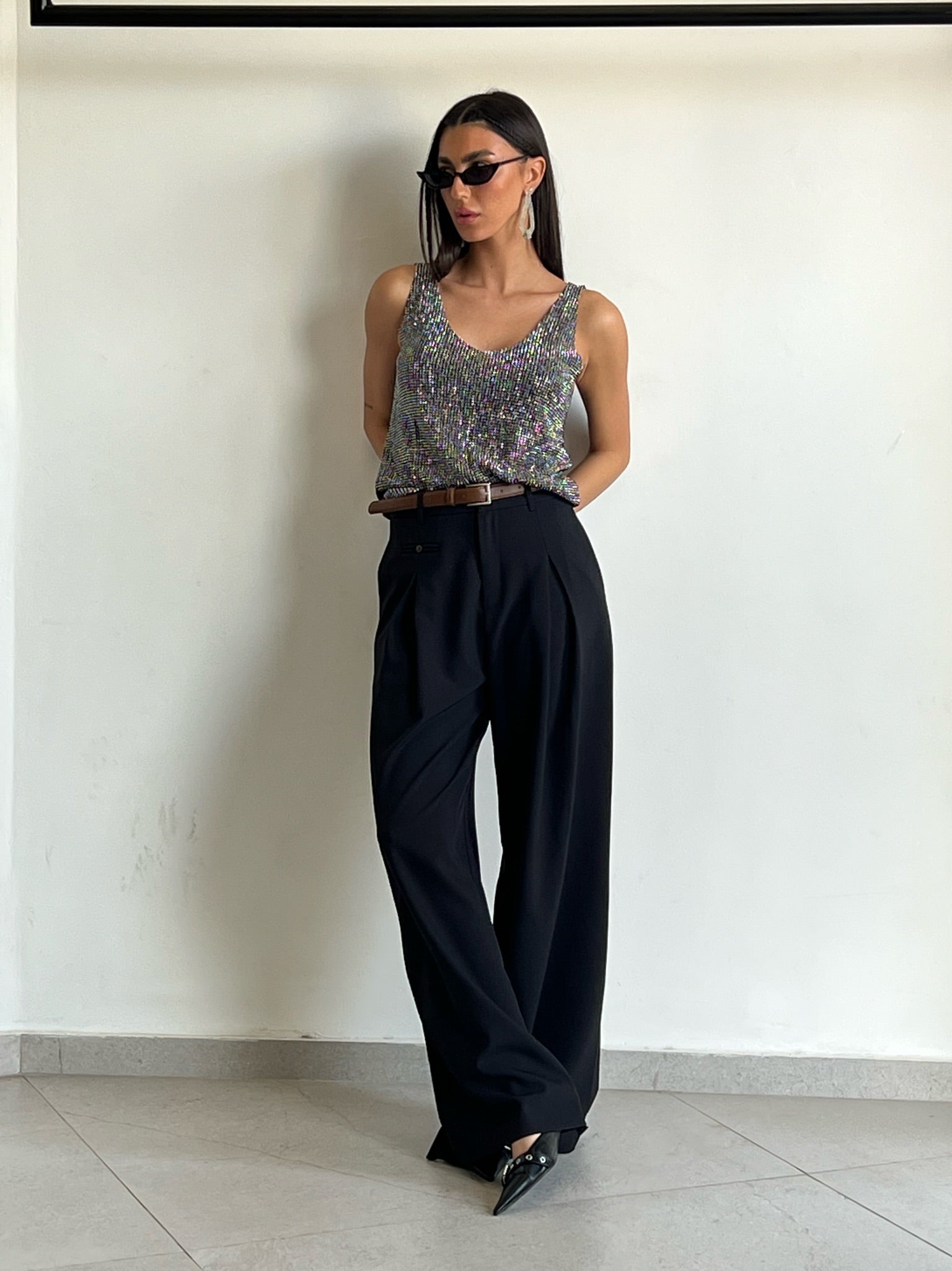 מכנס אסתל שחור