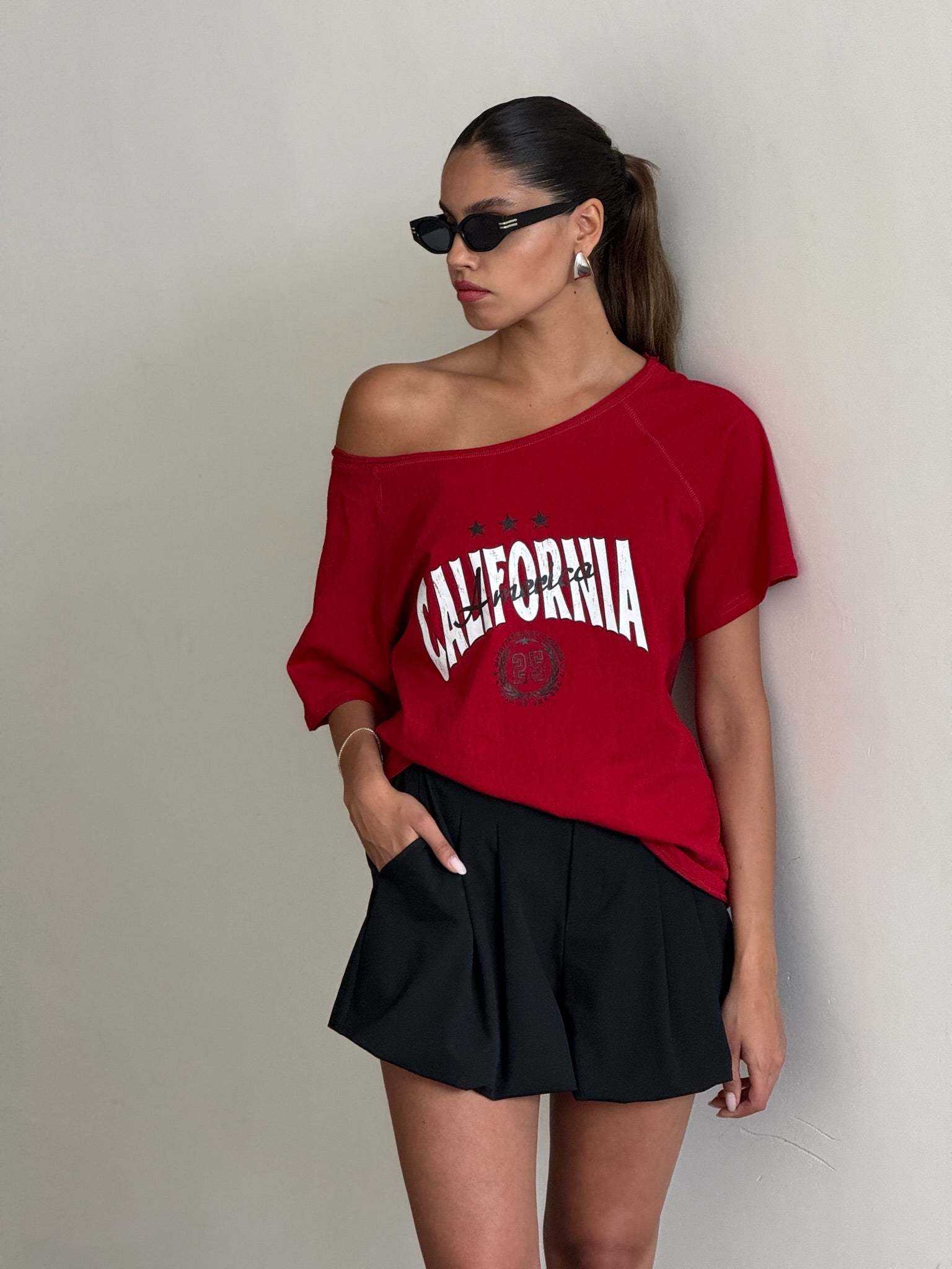 מכנס ריבל שחור