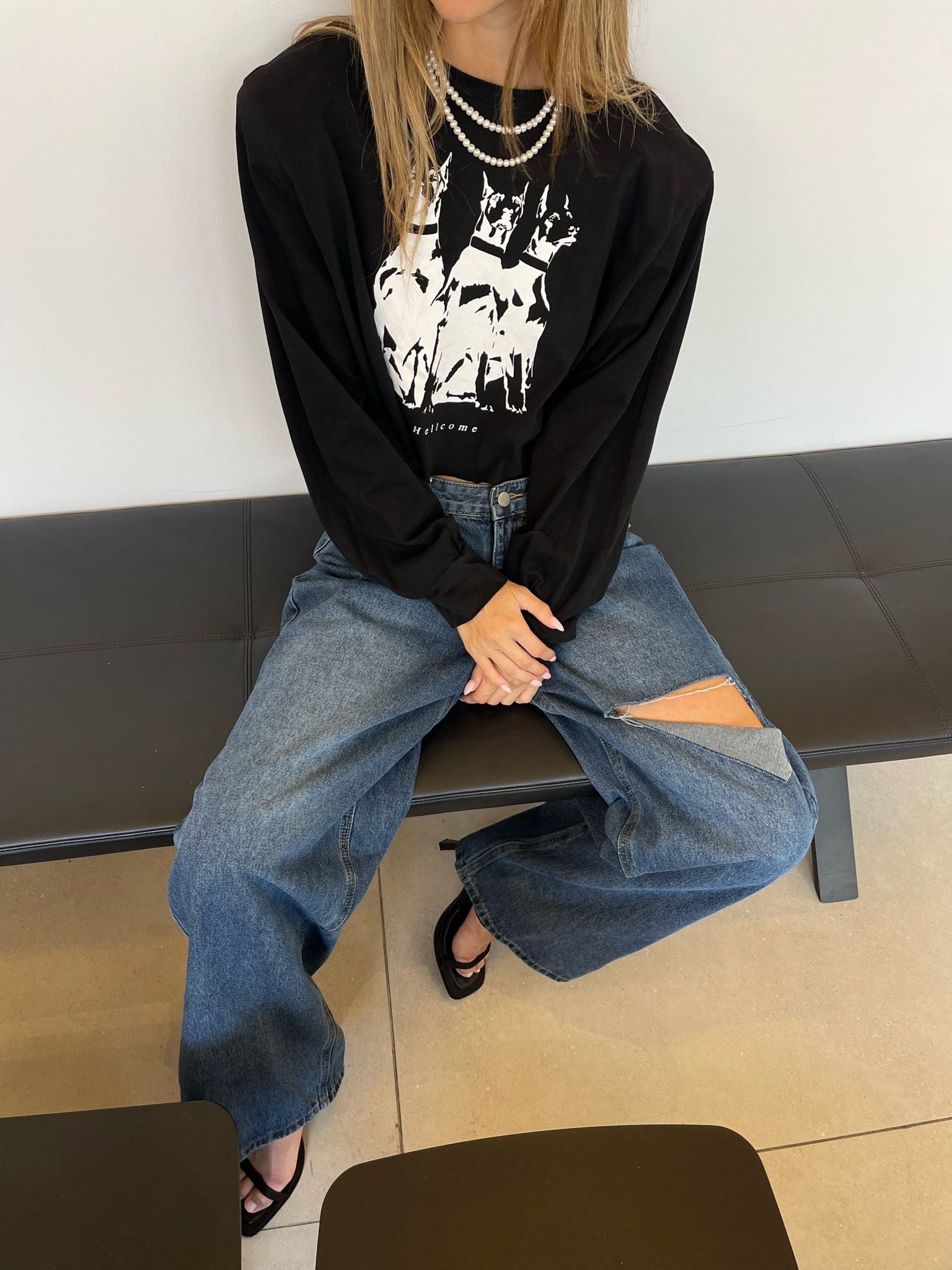 מכנס ג׳ינס ליהי כחול