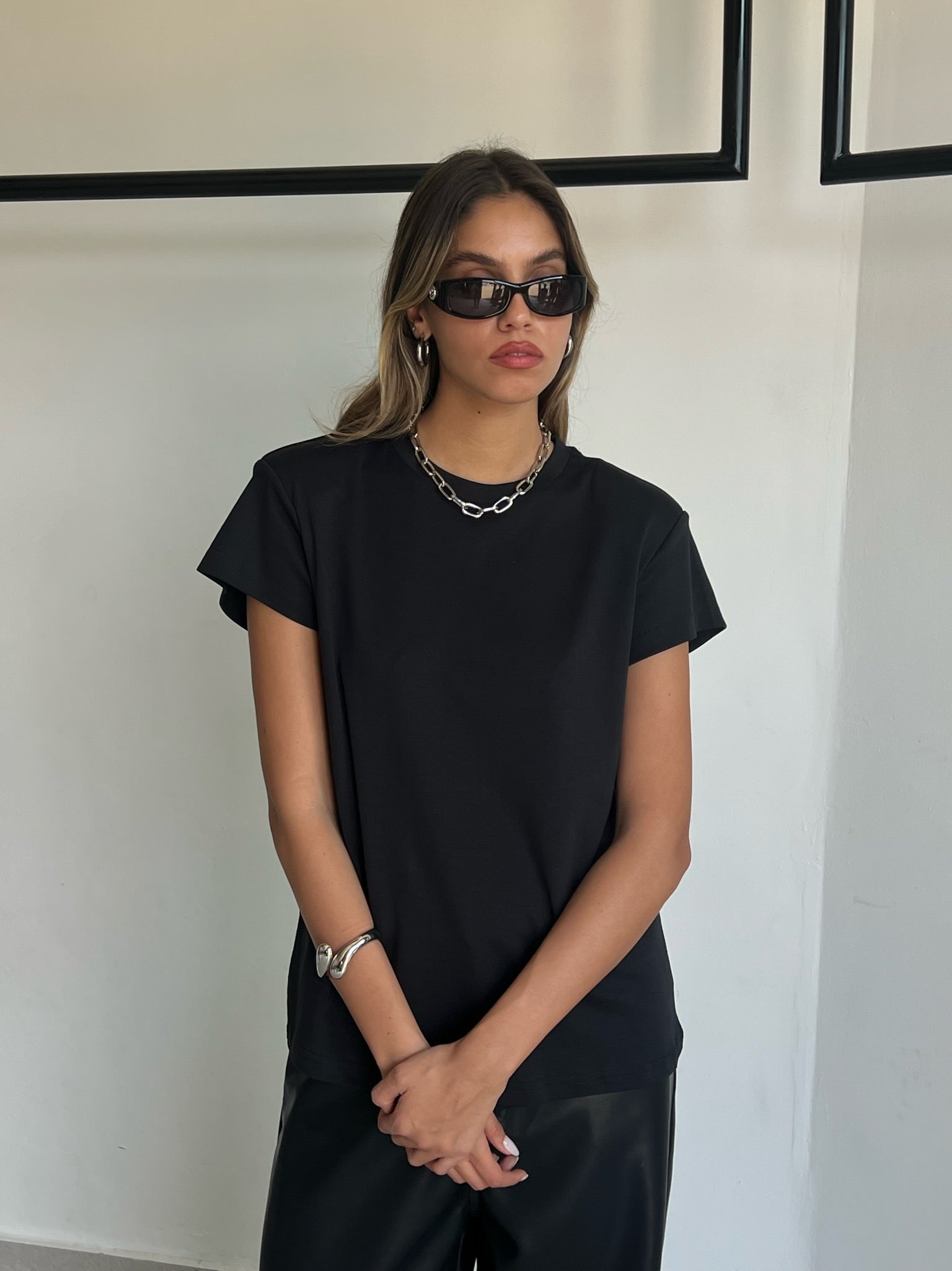 חולצת ליבי שחור