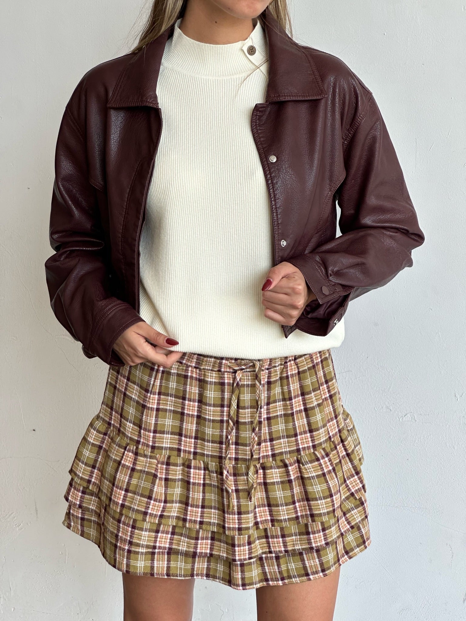 חצאית ליאן ירוק