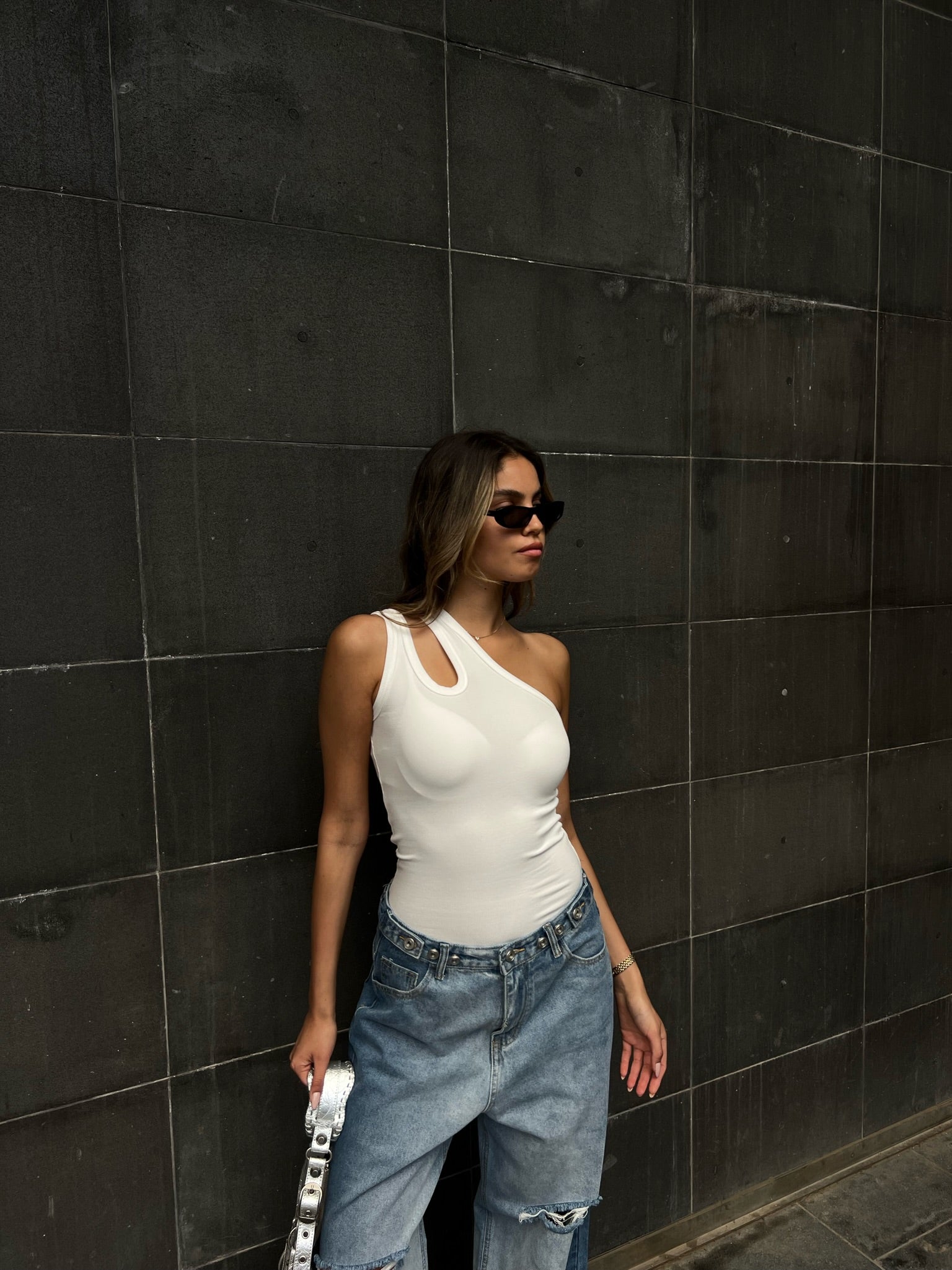 גופיית גפן לבן