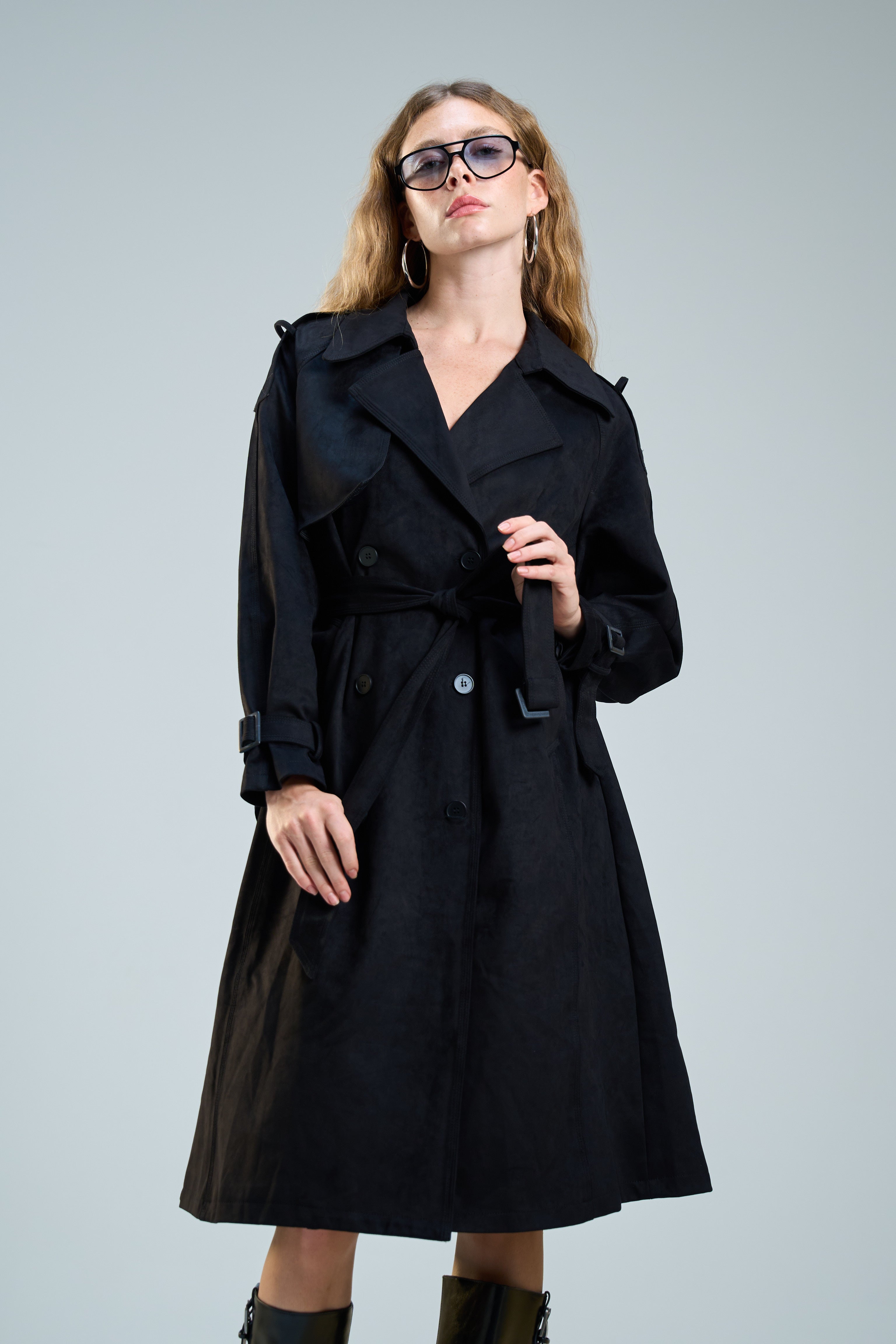 מעיל ניק זמש שחור