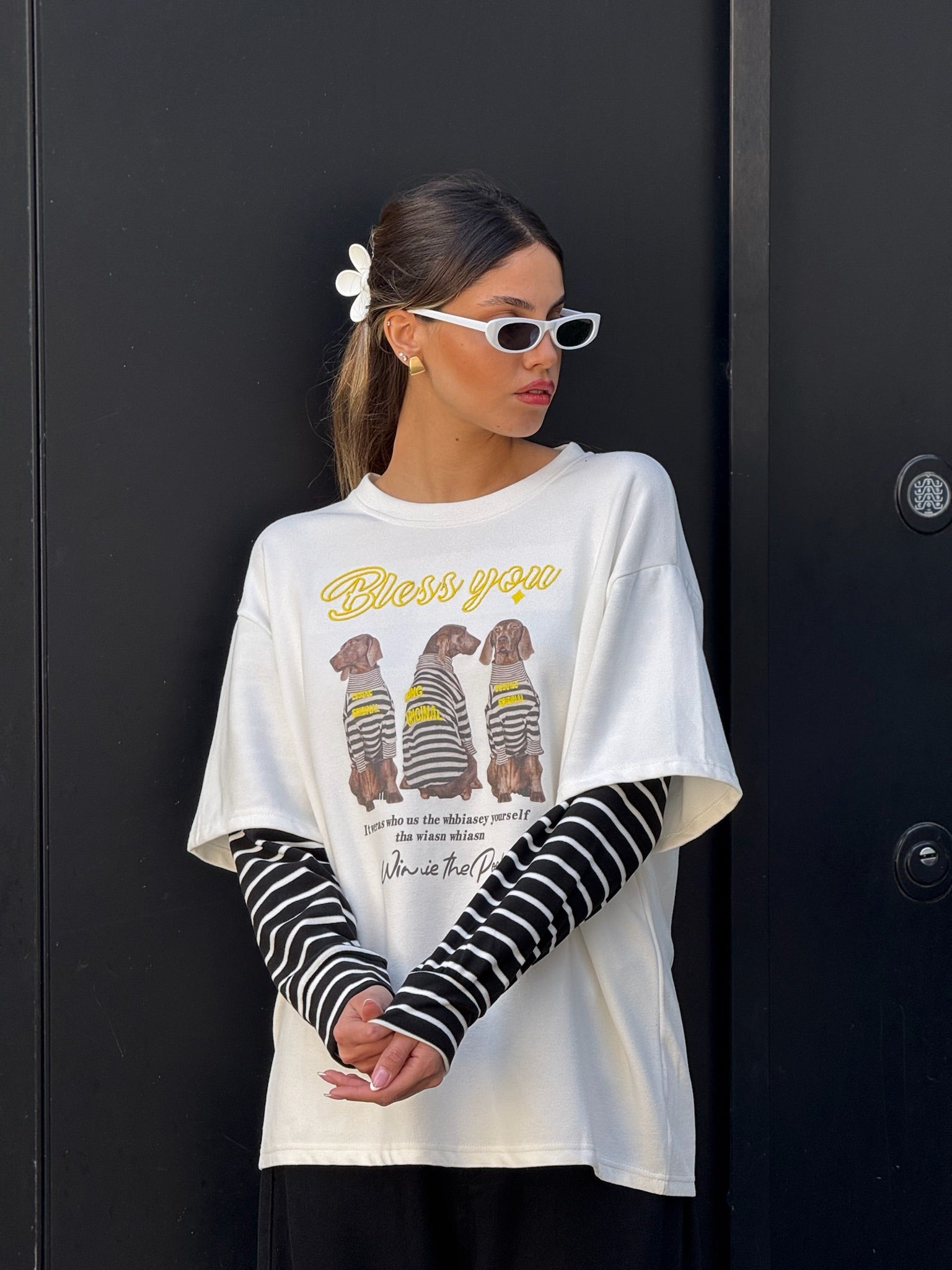 חולצת ניק לבן