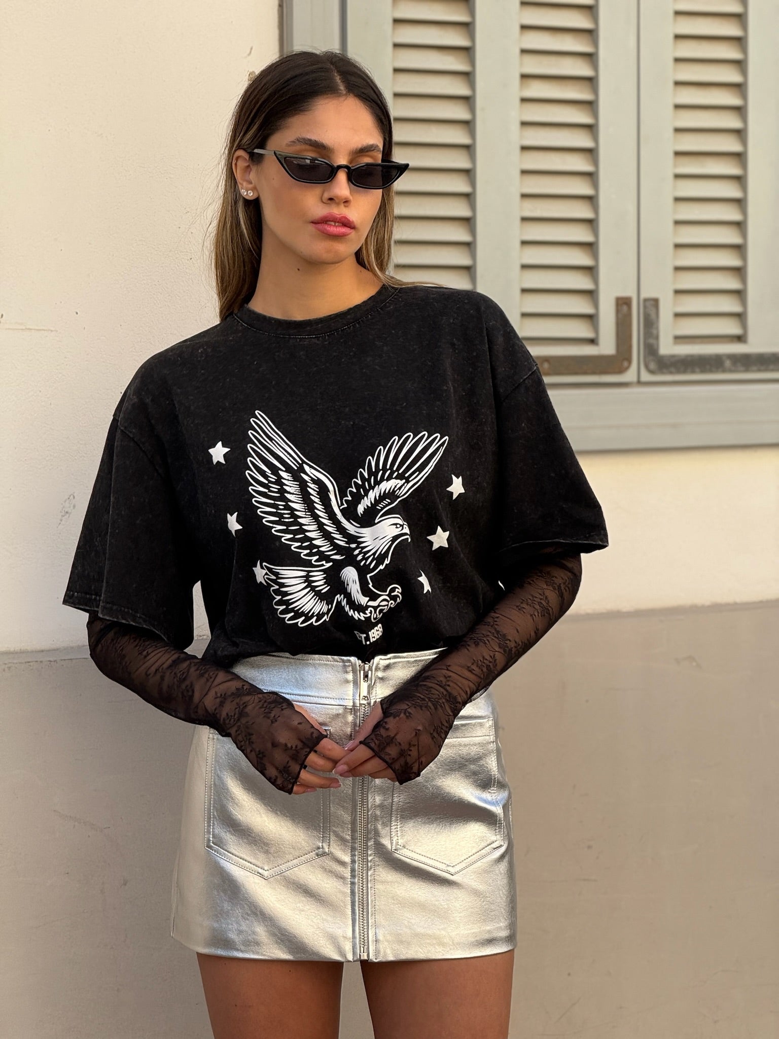 חולצת טיאה שחור