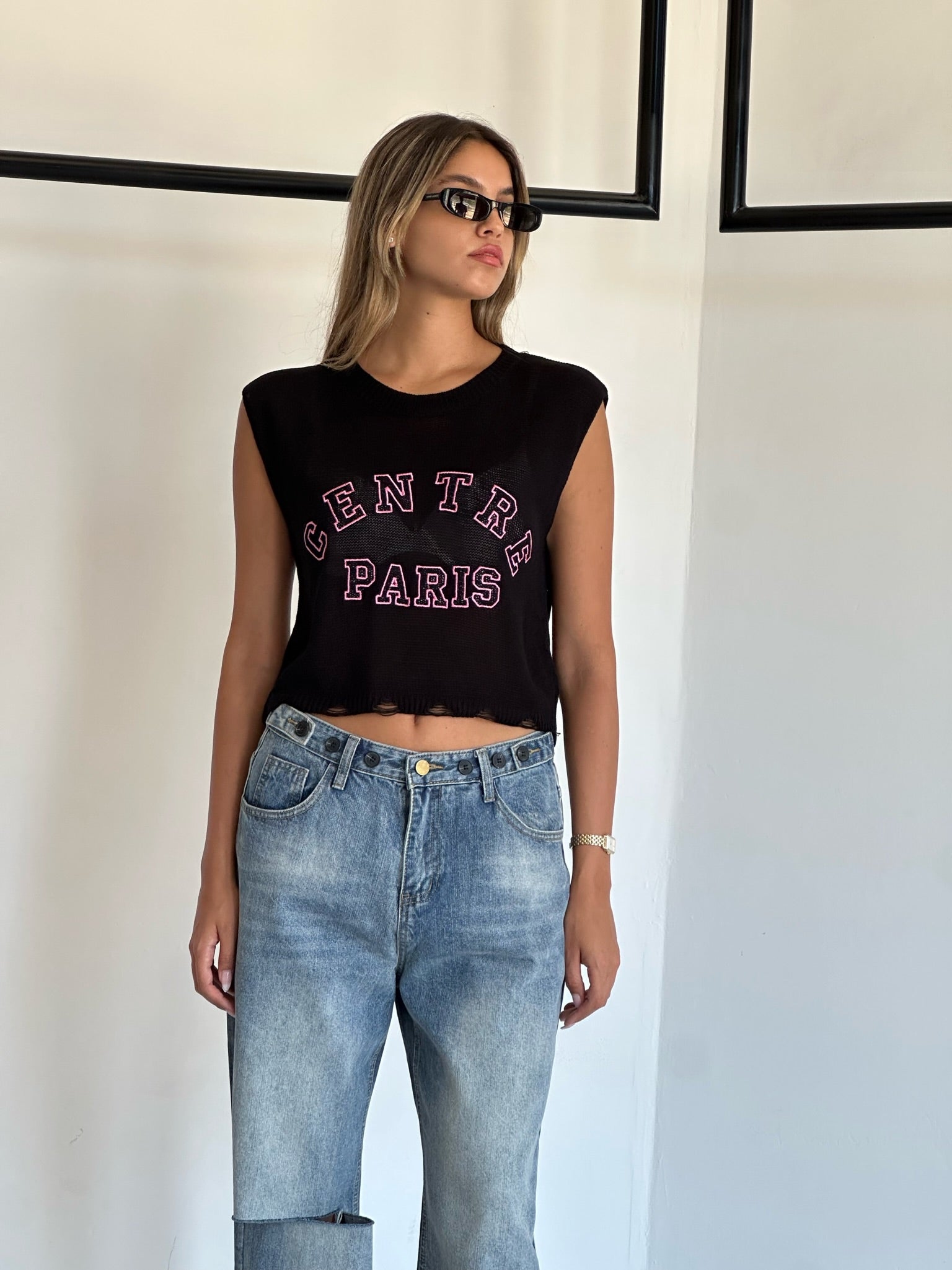 חולצת פרי שחור