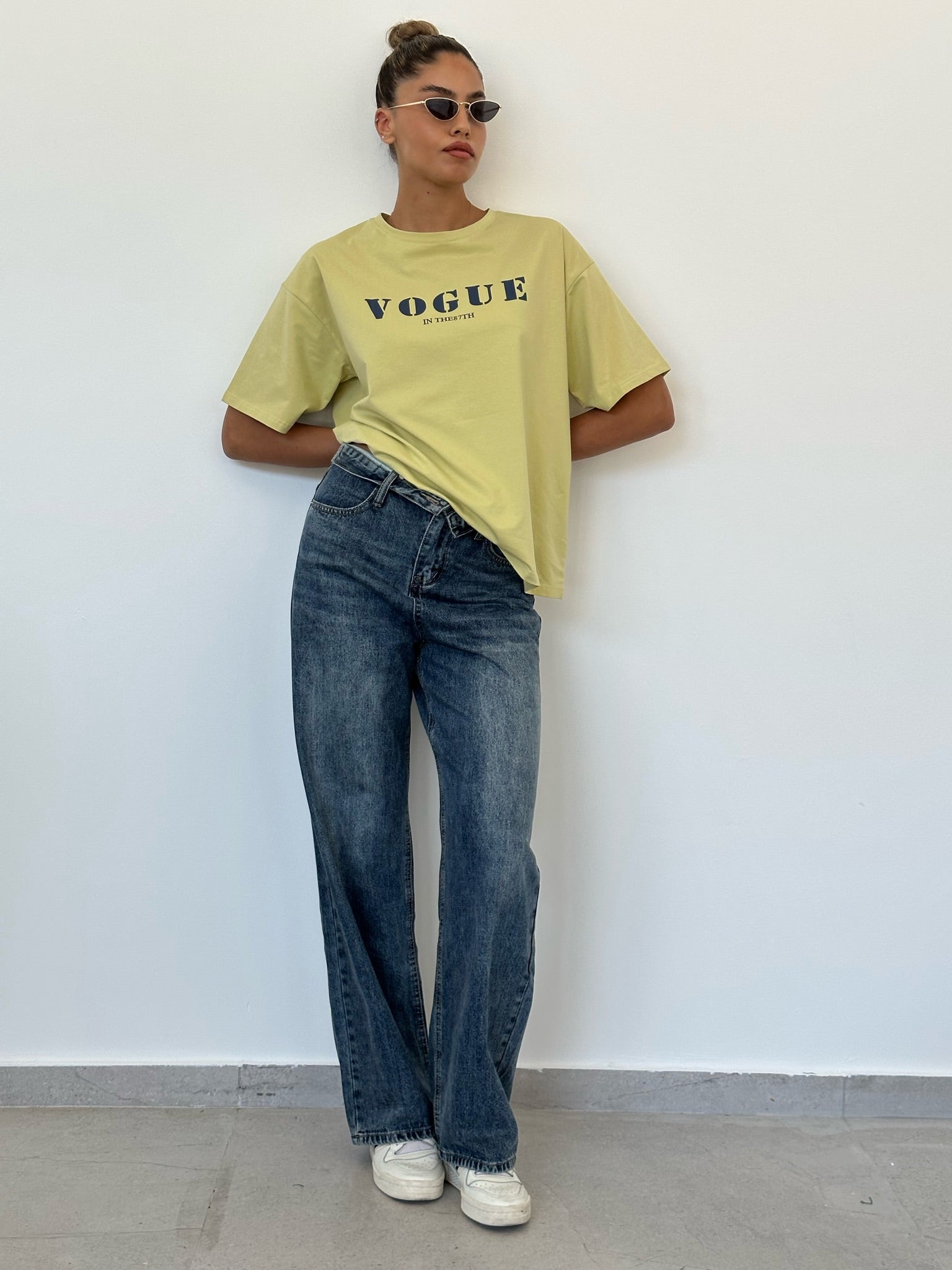 ג׳ינס מייקי כחול