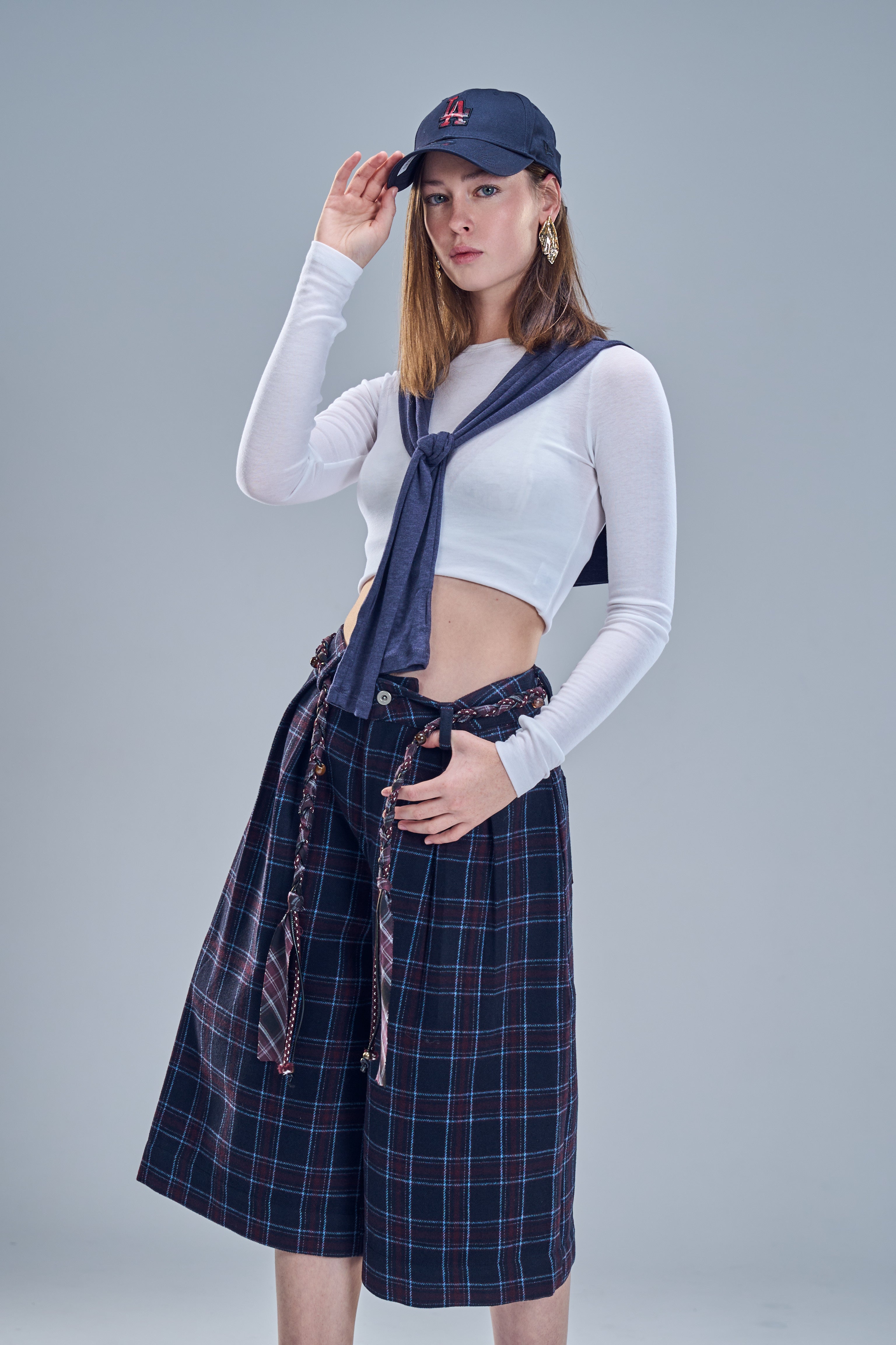 מכנס קאיין אפור