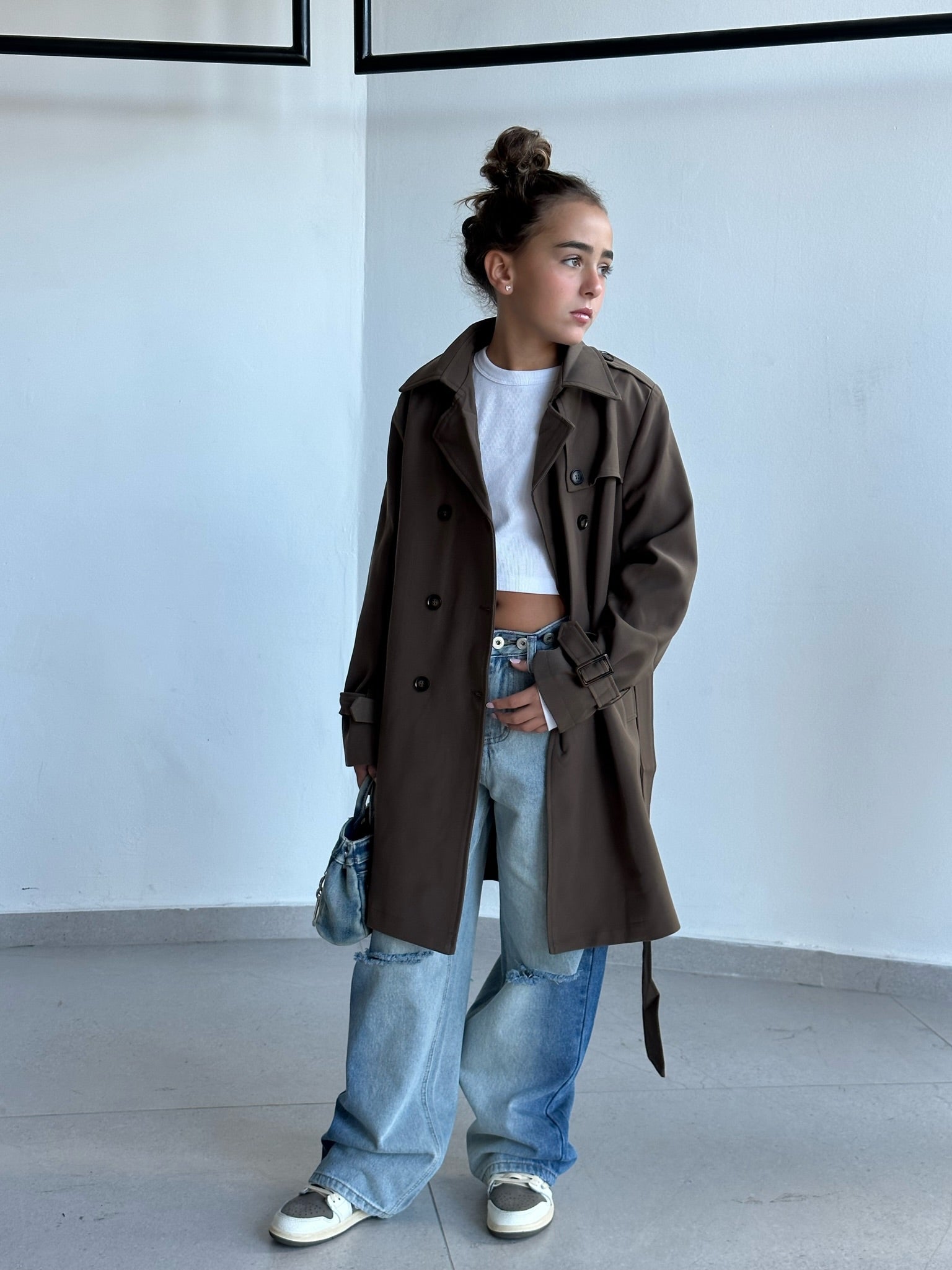 מעיל אלואיז חום