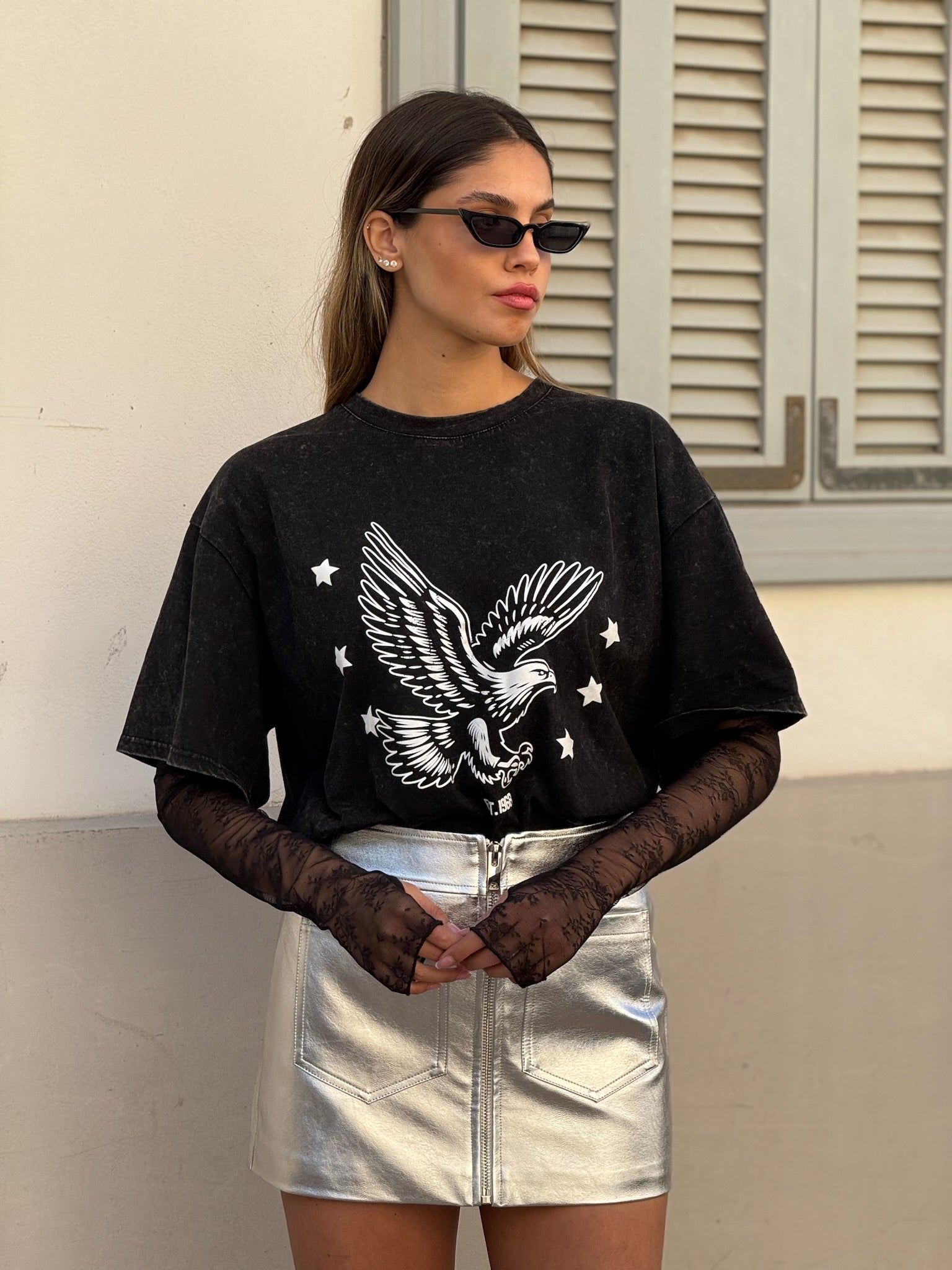 חולצת טיאה שחור