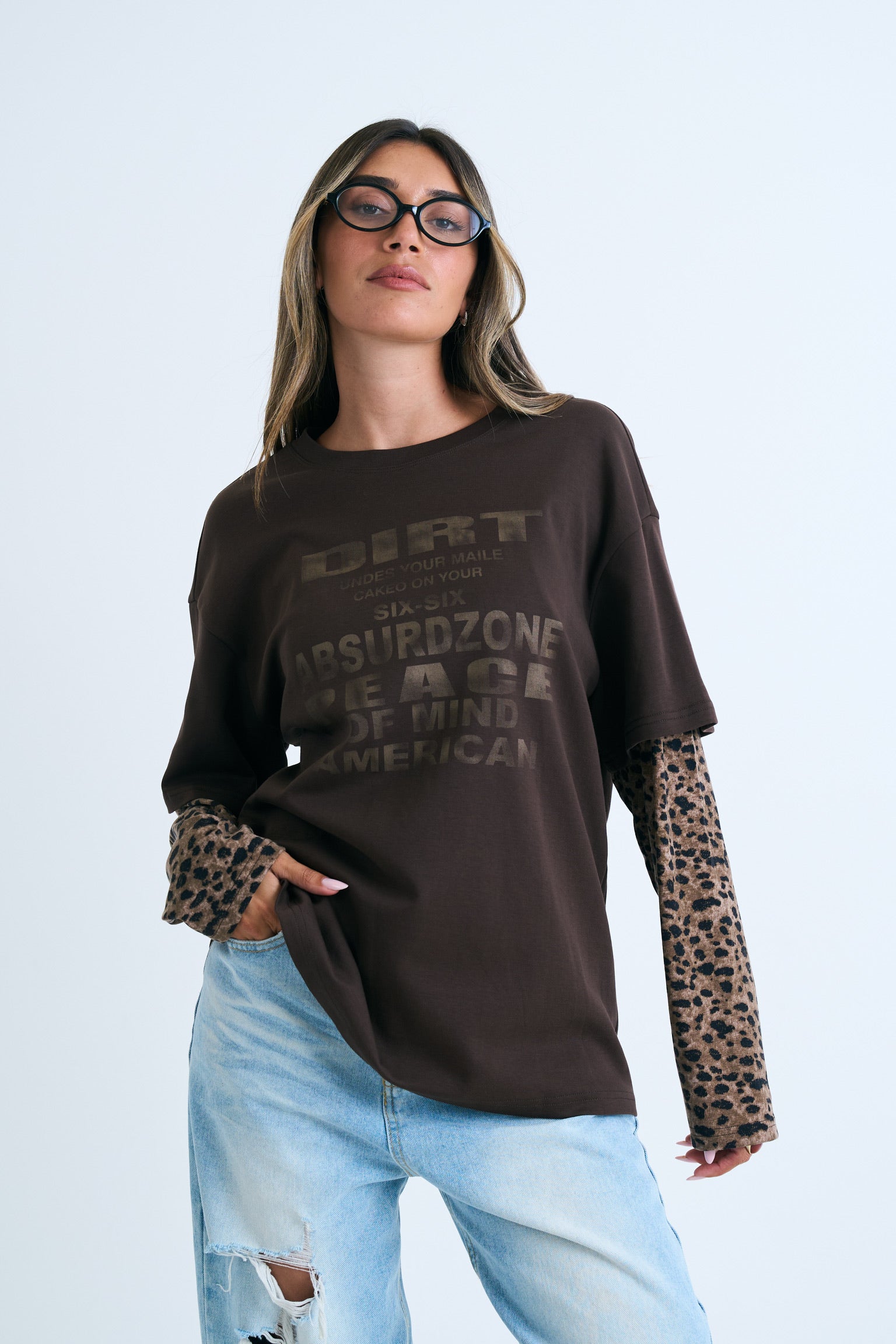 חולצת איגי חום