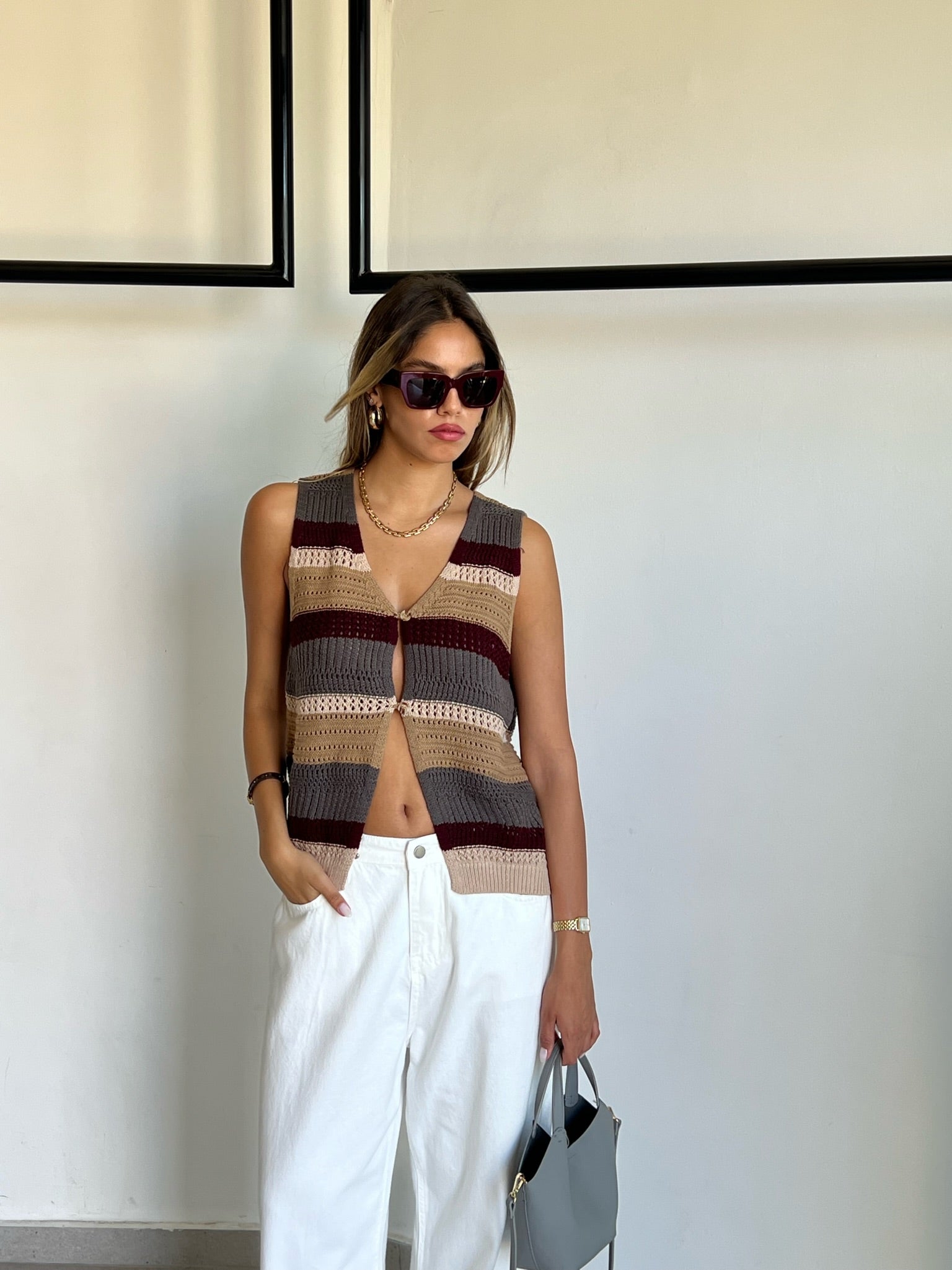 וסט סריג רז