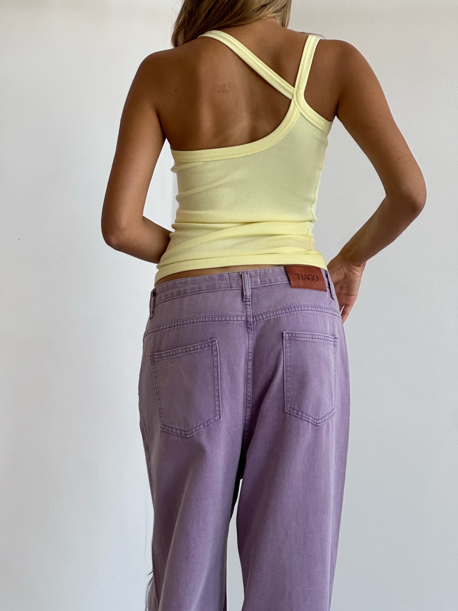 מכנס ג׳ינס ליהי סגול