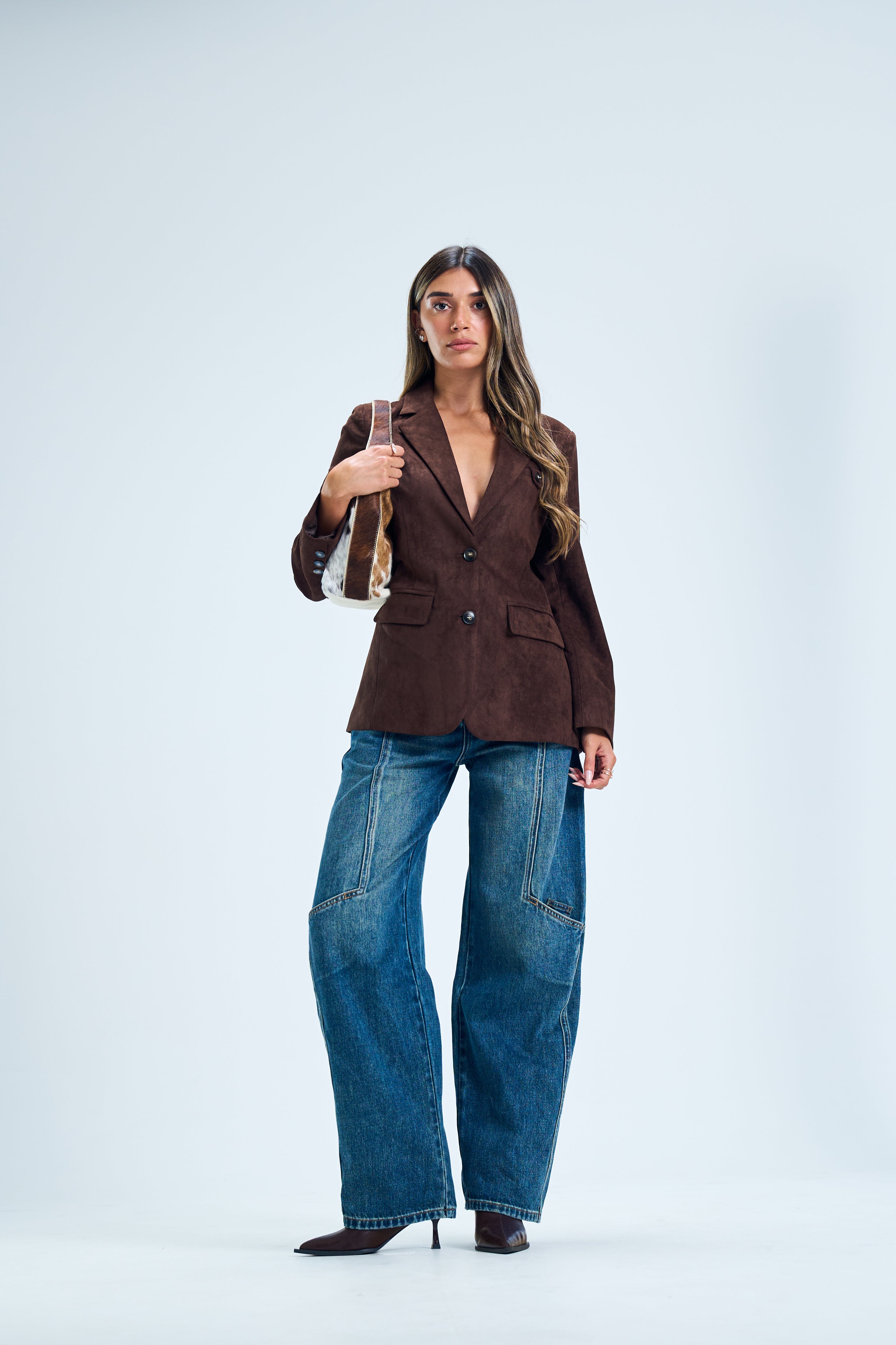 ג׳קט שון חום