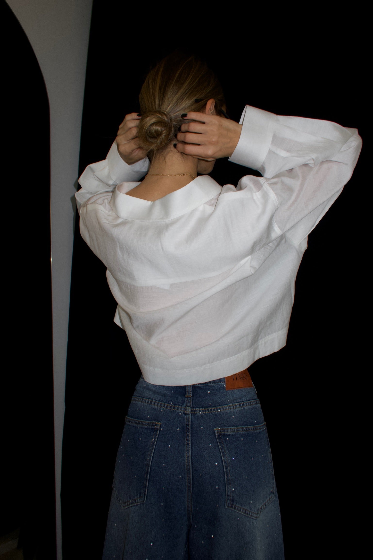 מכנס ג׳ינס רויאל אבנים