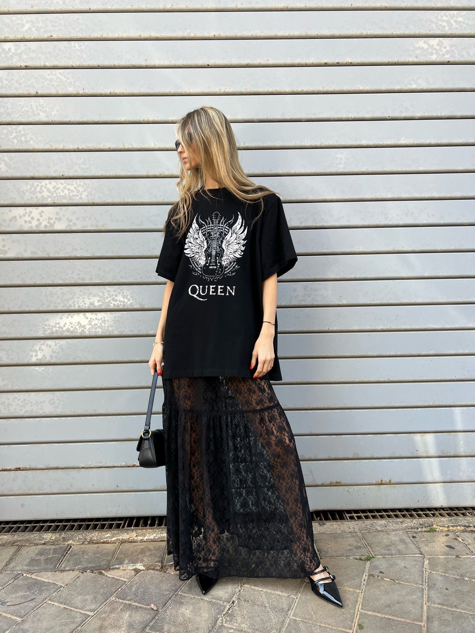 חצאית סאם שחור