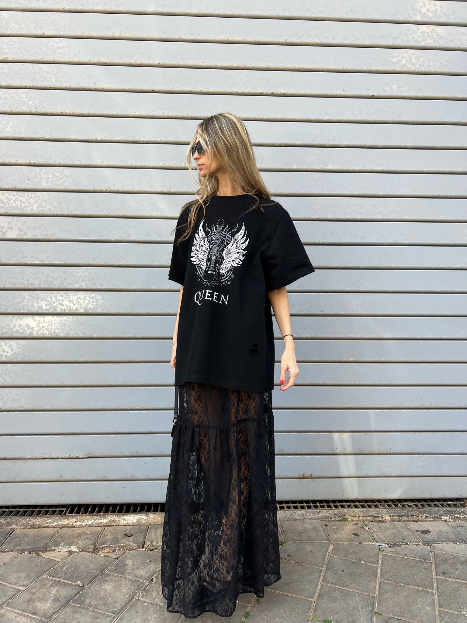 חצאית סאם שחור