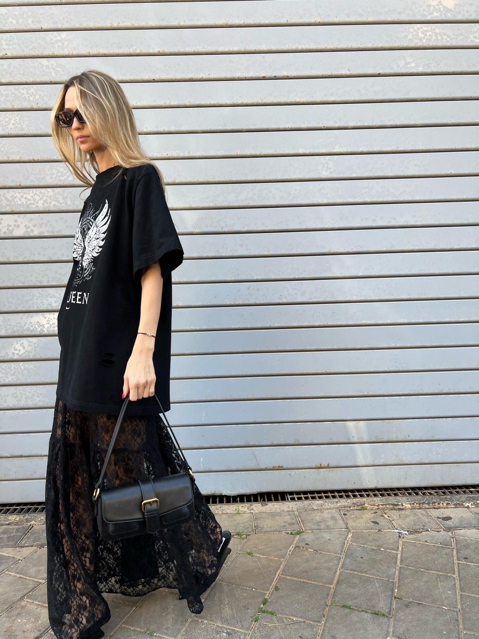 חצאית סאם שחור