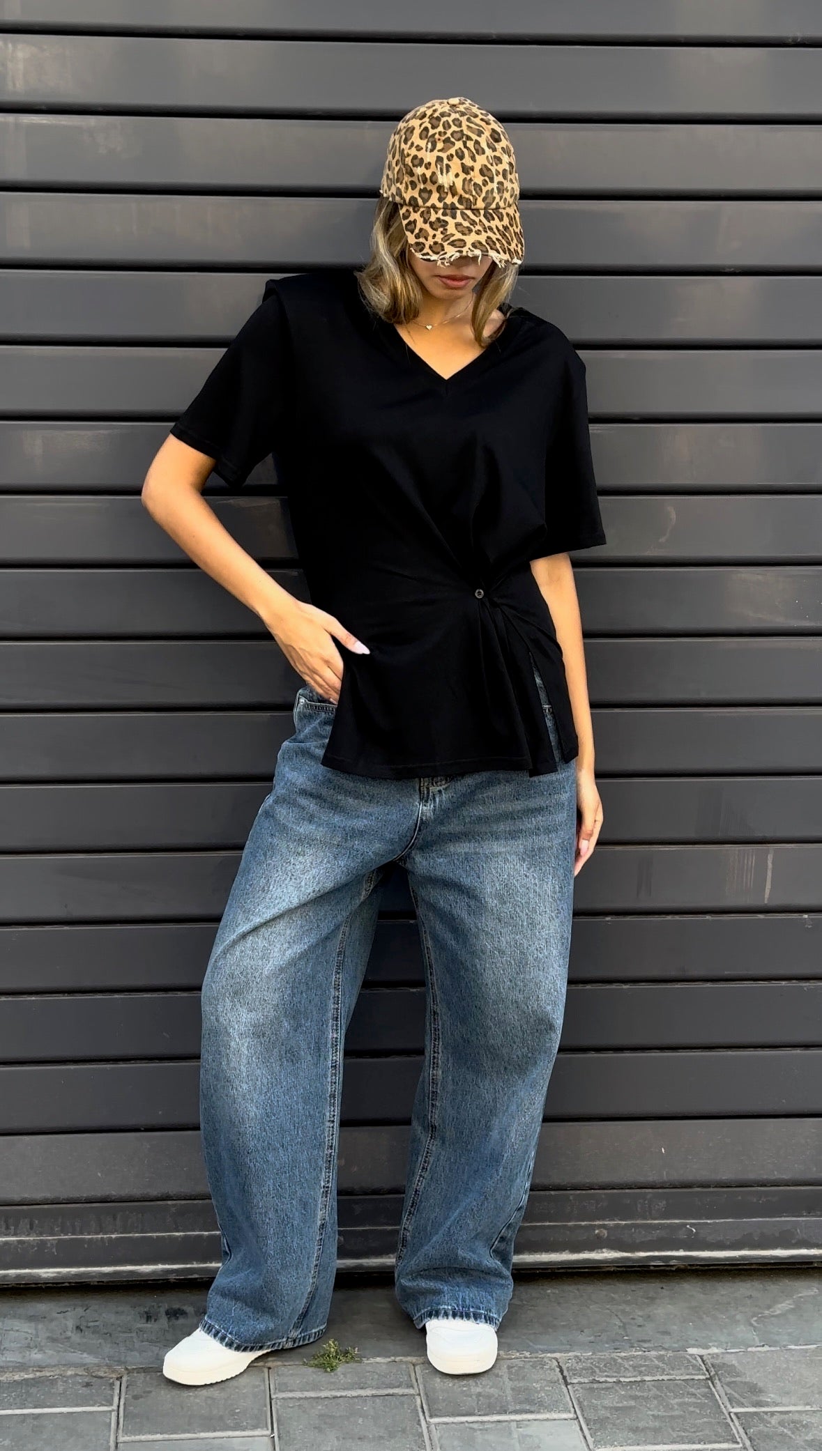 חולצת מיקי שחור