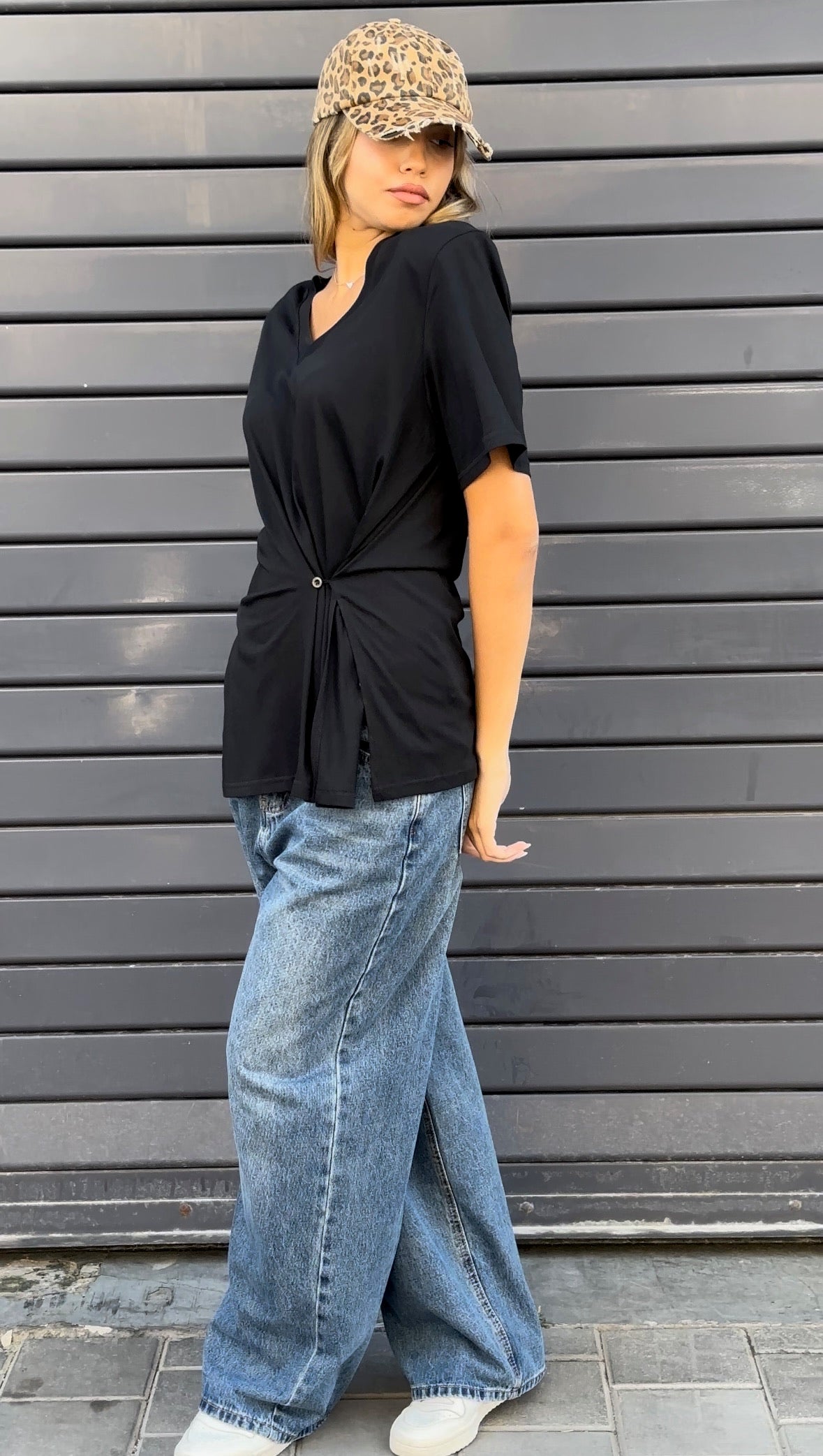 חולצת מיקי שחור