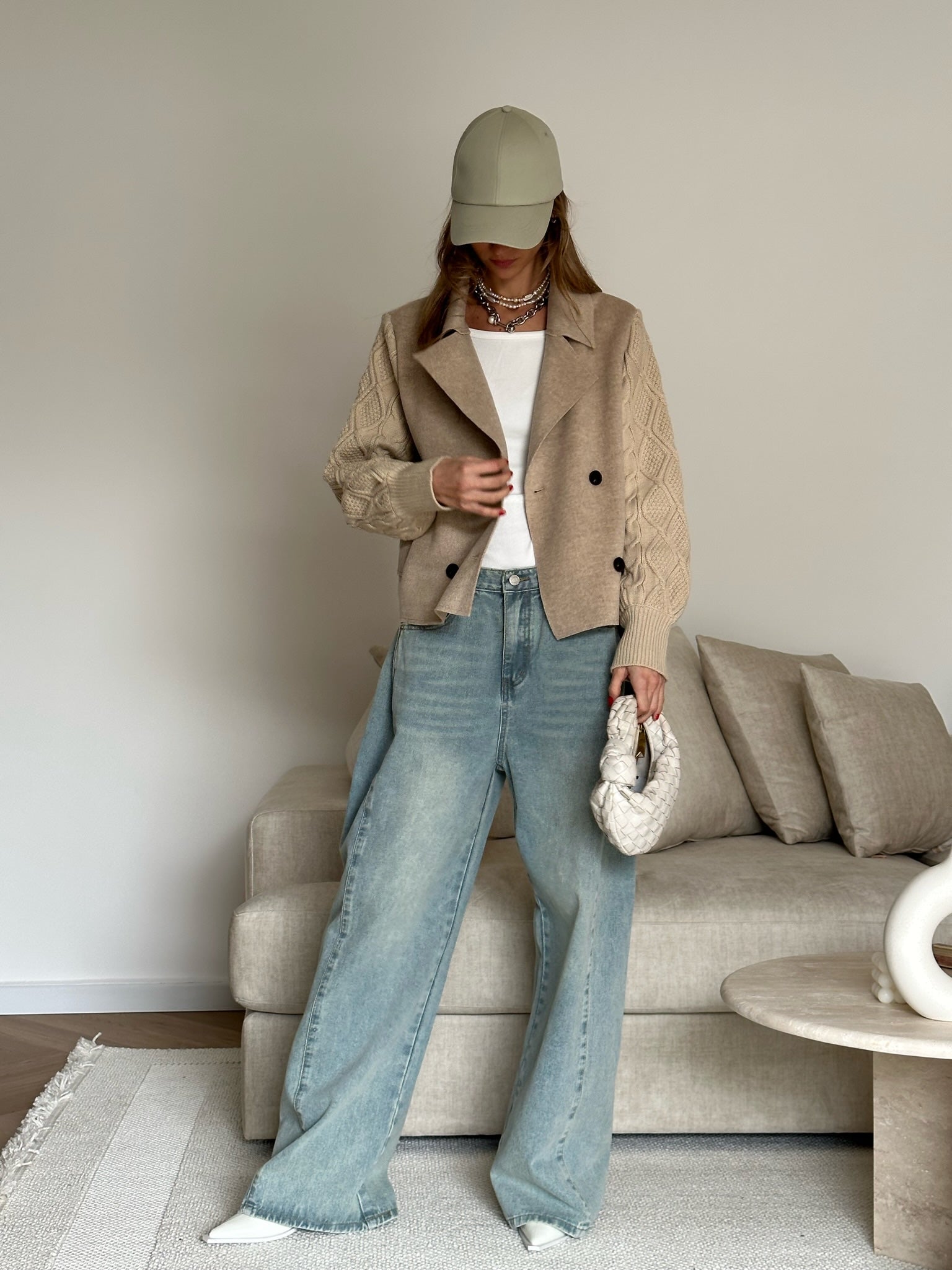 מכנס ג׳ינס בלון טיילור בהיר