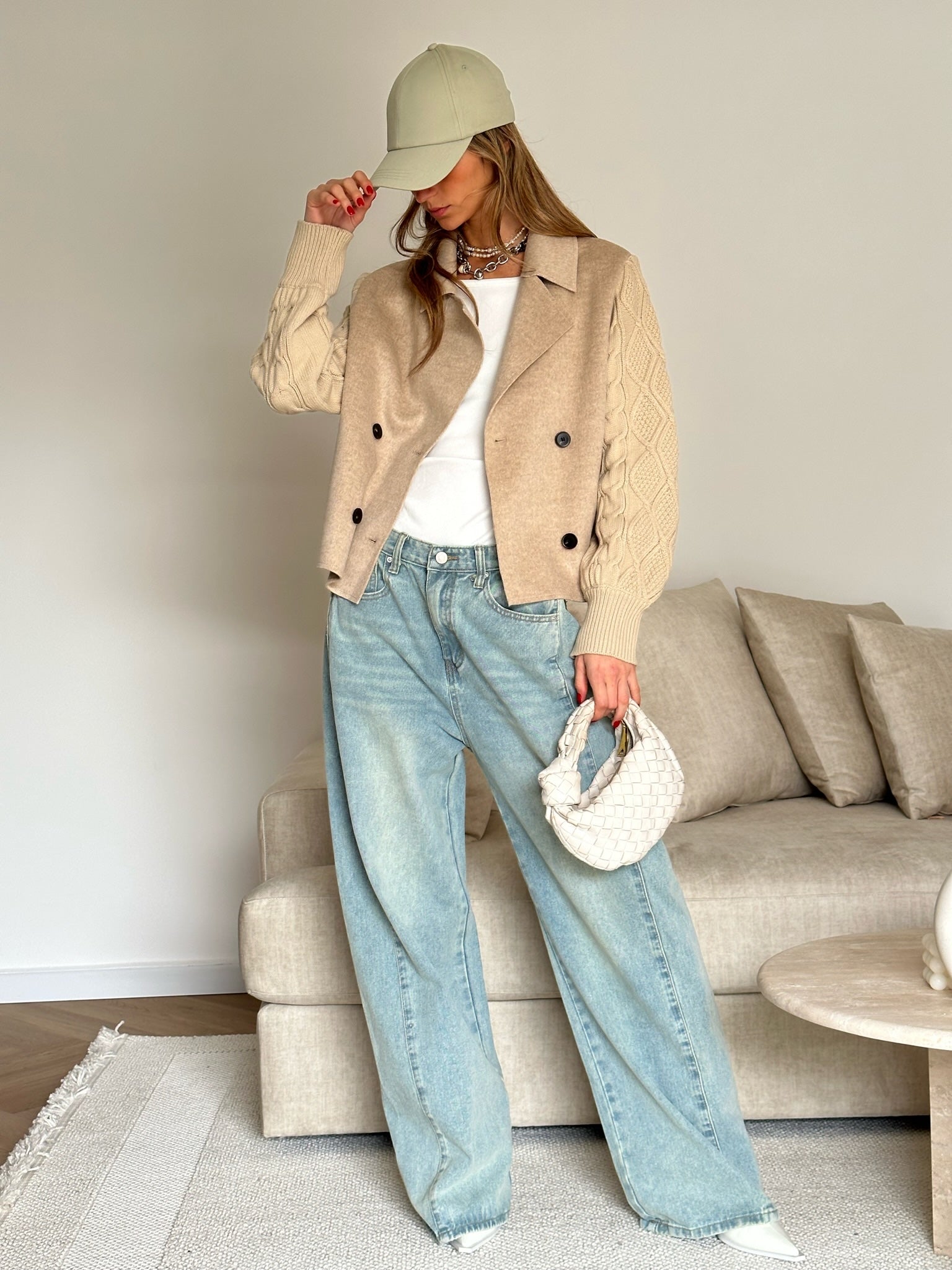 מכנס ג׳ינס בלון טיילור בהיר