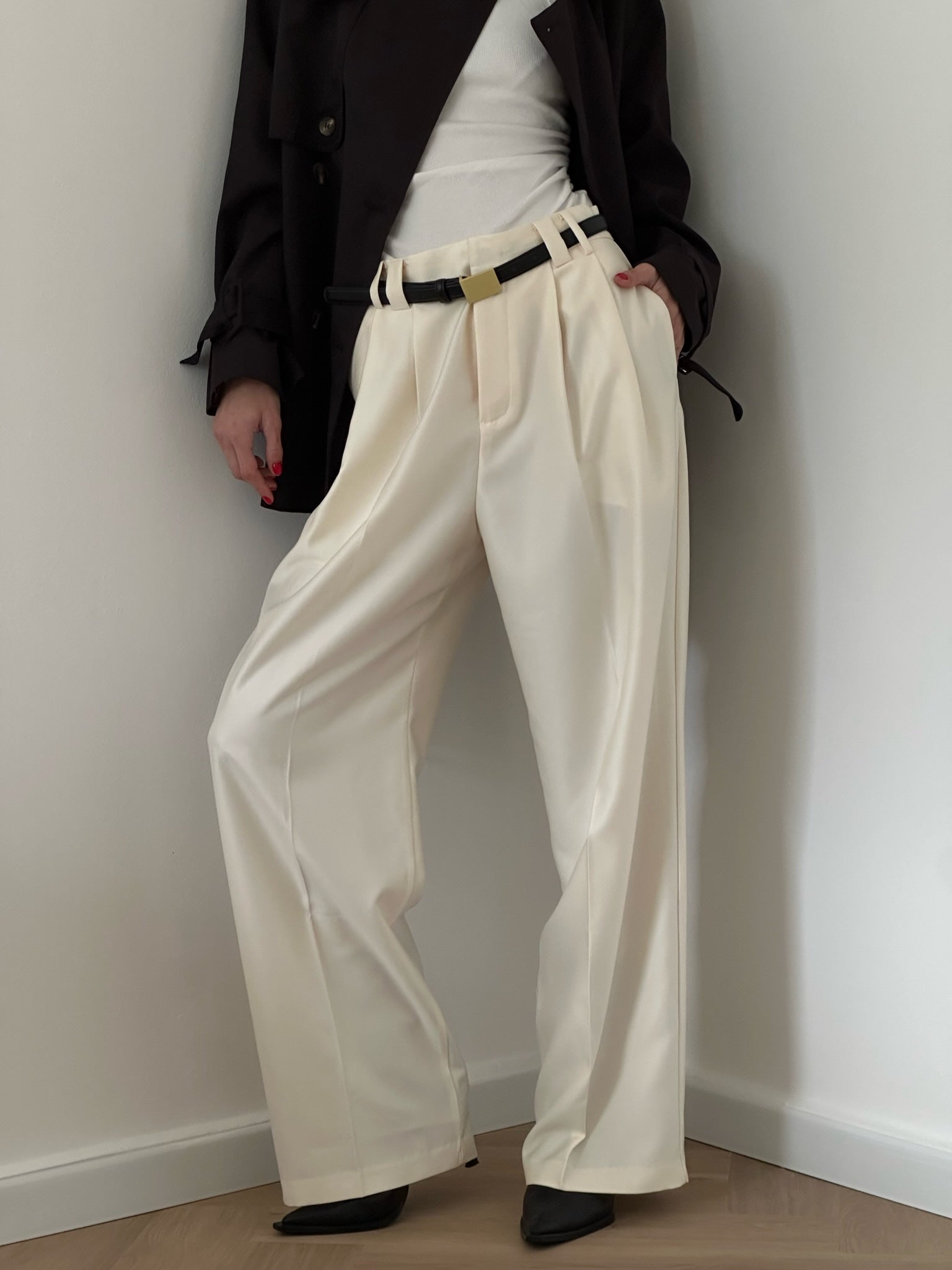 מכנס מיאה שמנת