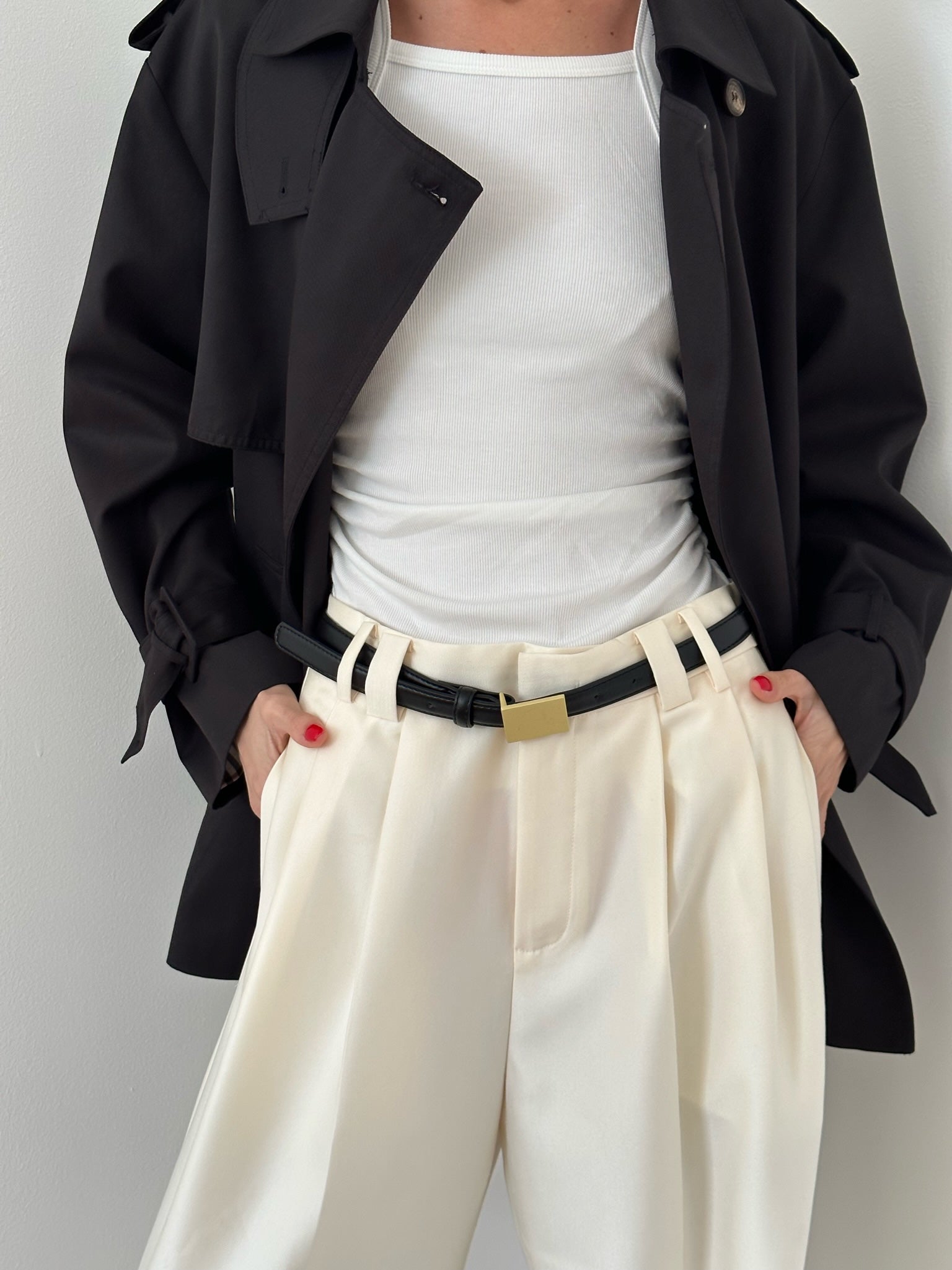 מכנס מיאה שמנת