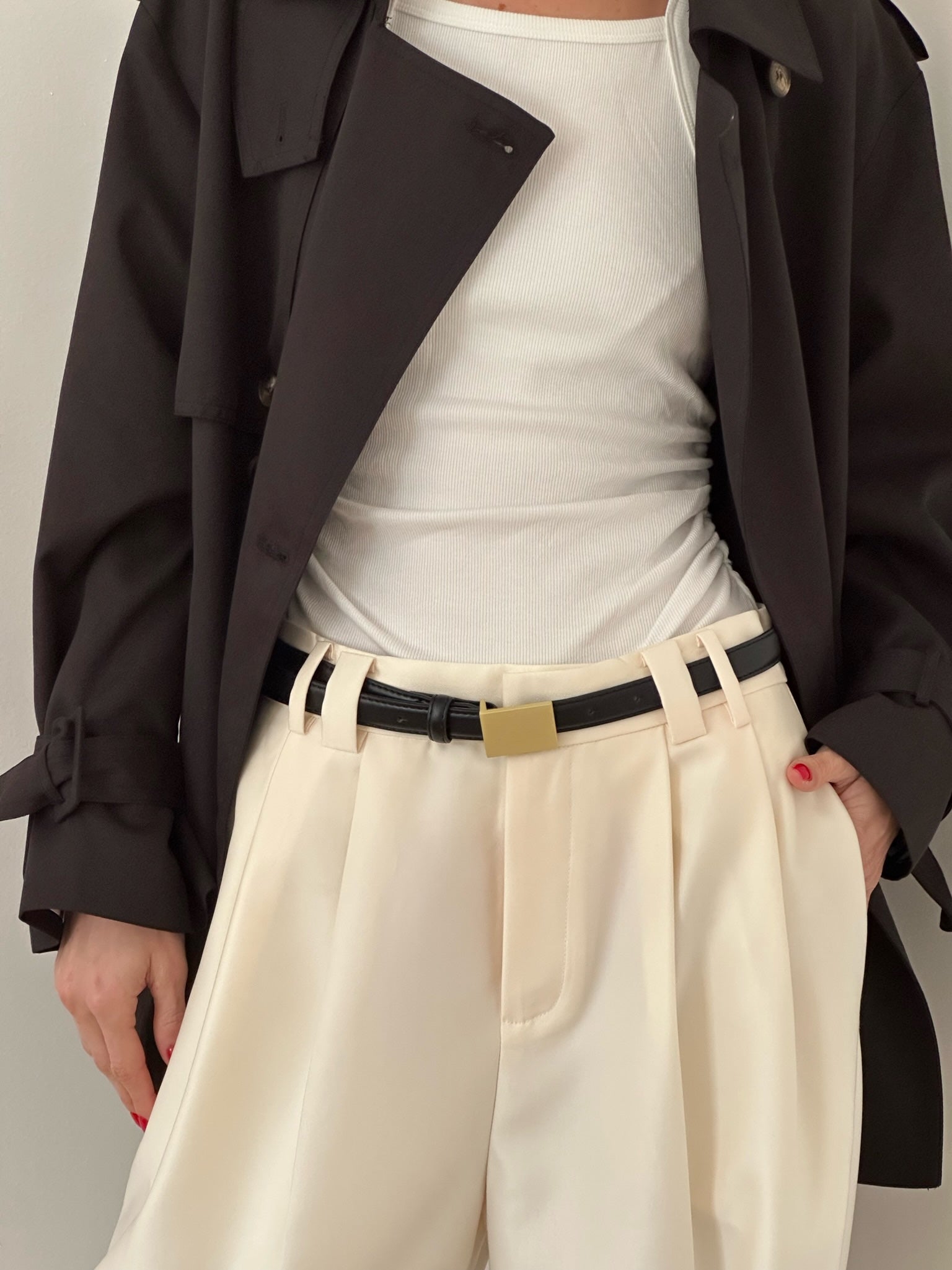 מכנס מיאה שמנת