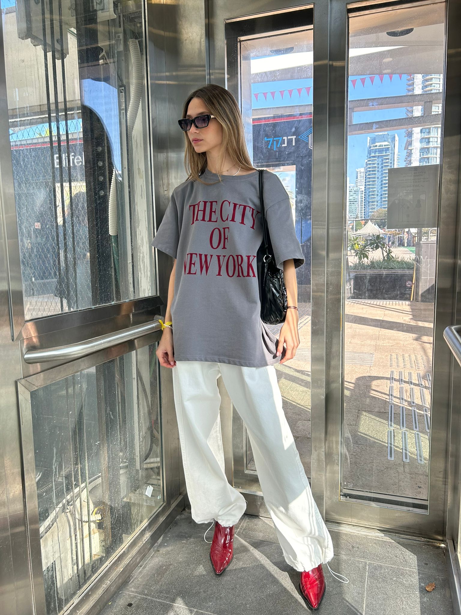 מכנס ג׳ינס ג'וי לבן