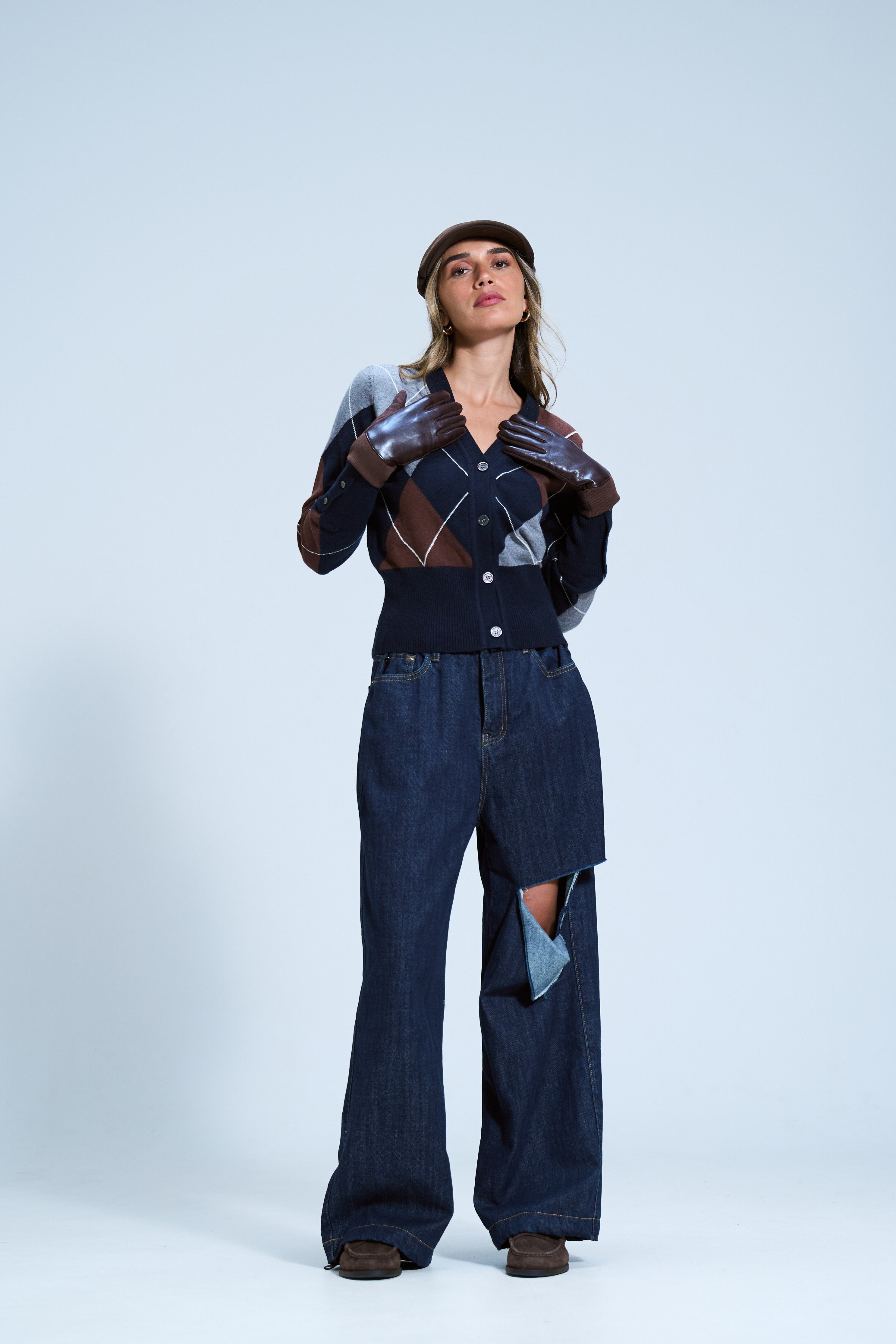 מכנס ג׳ינס מיילי בלו ווש