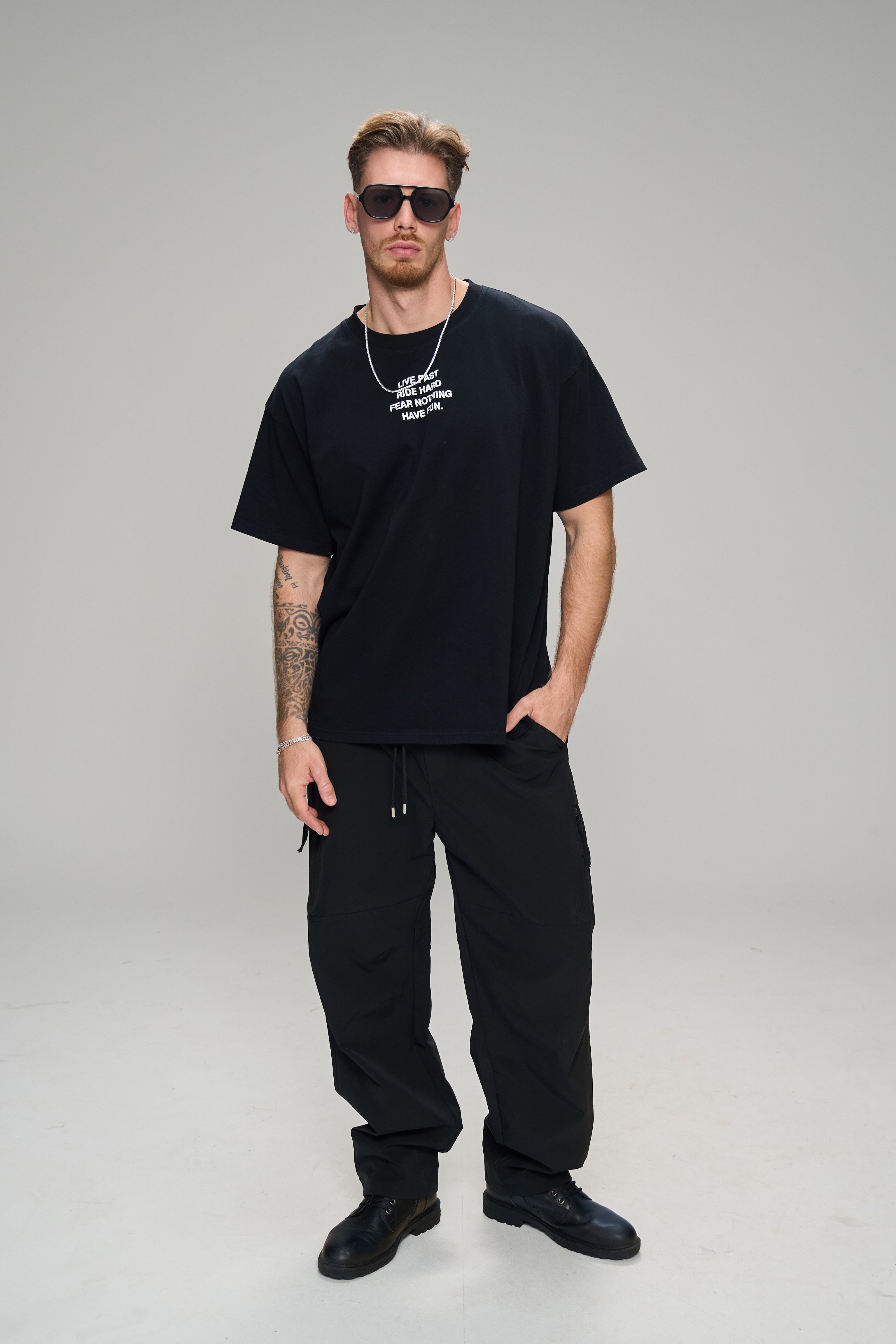 חולצת דיוויד שחור