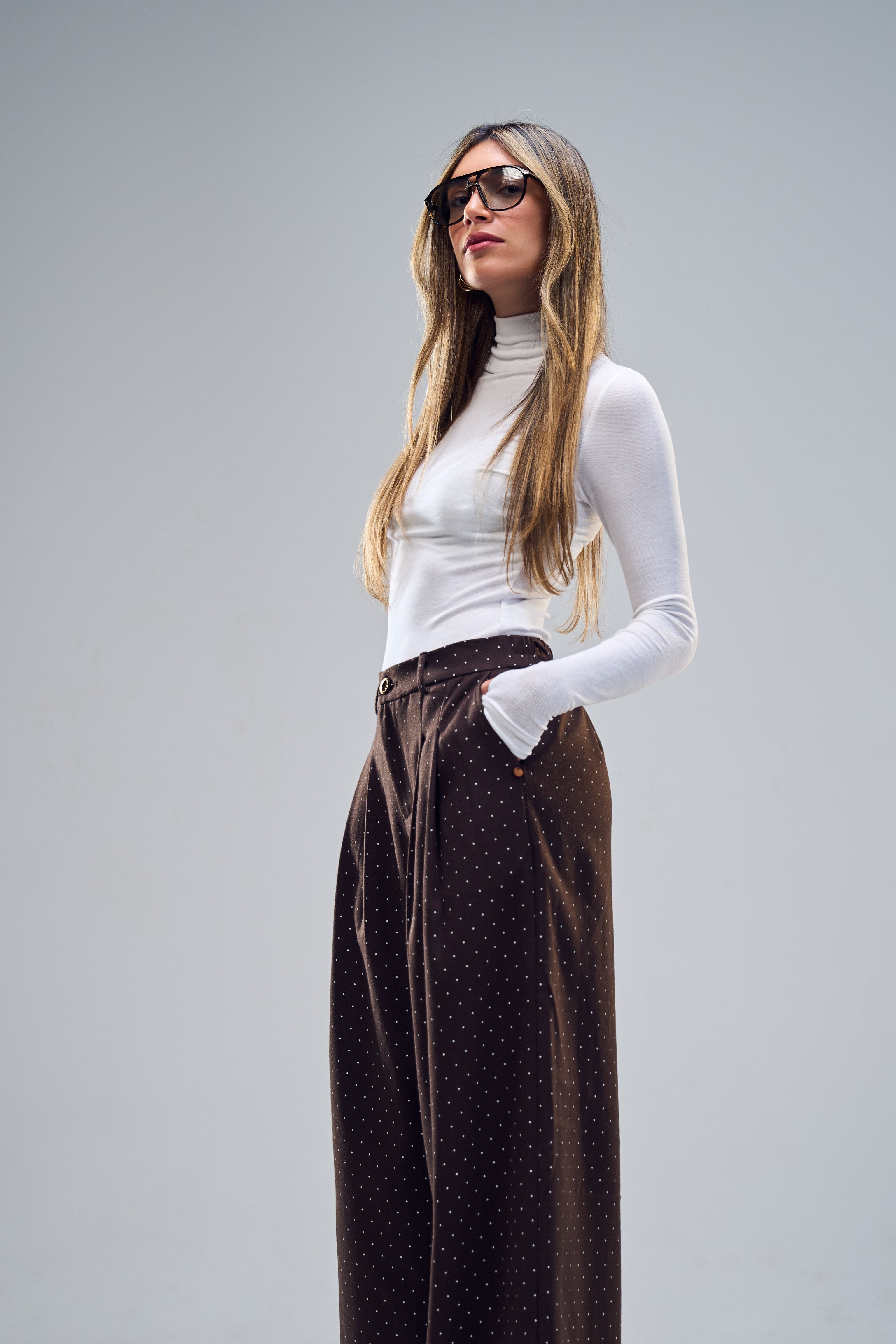 מכנס עפרי חום