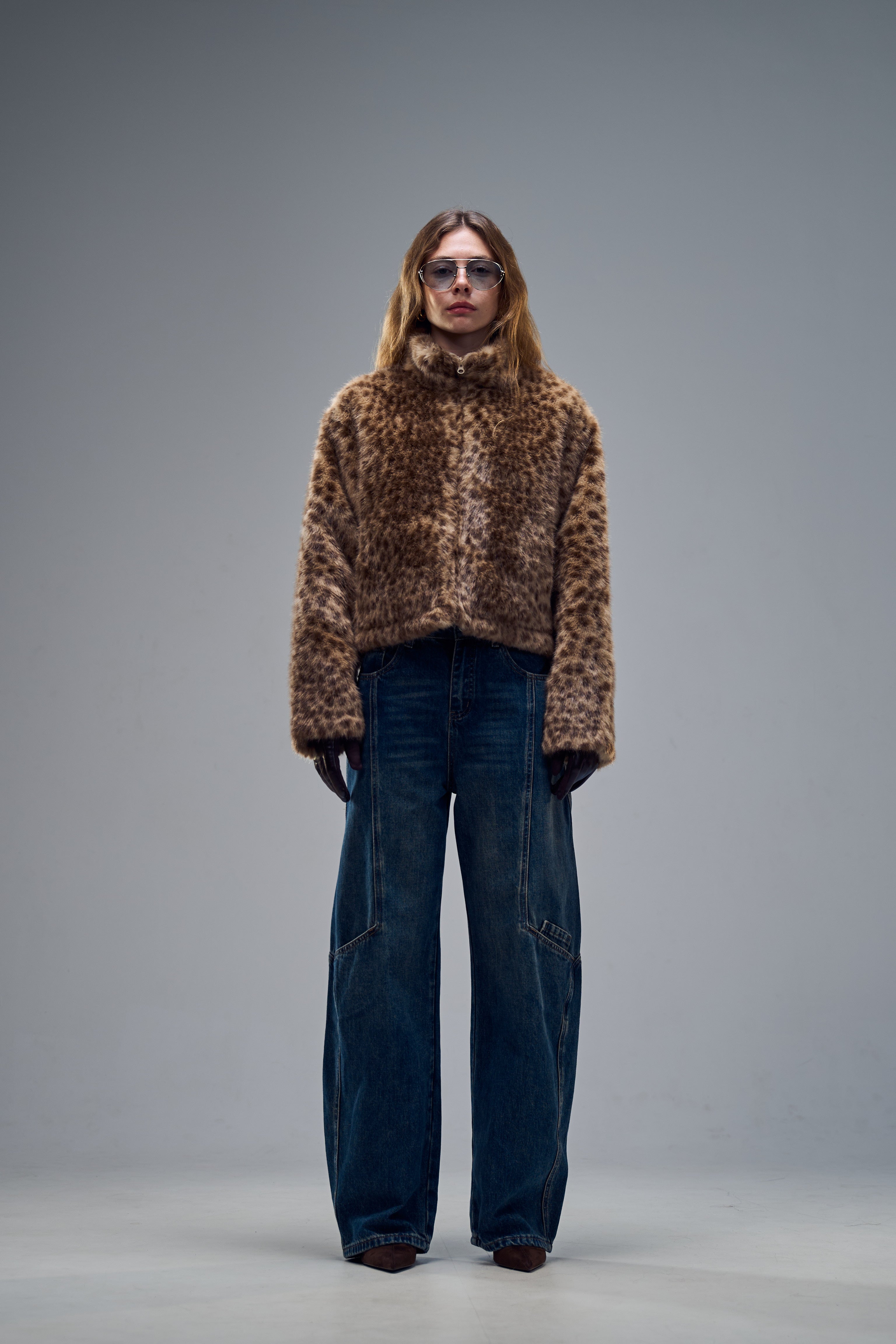 מעיל ברוק חום בהיר