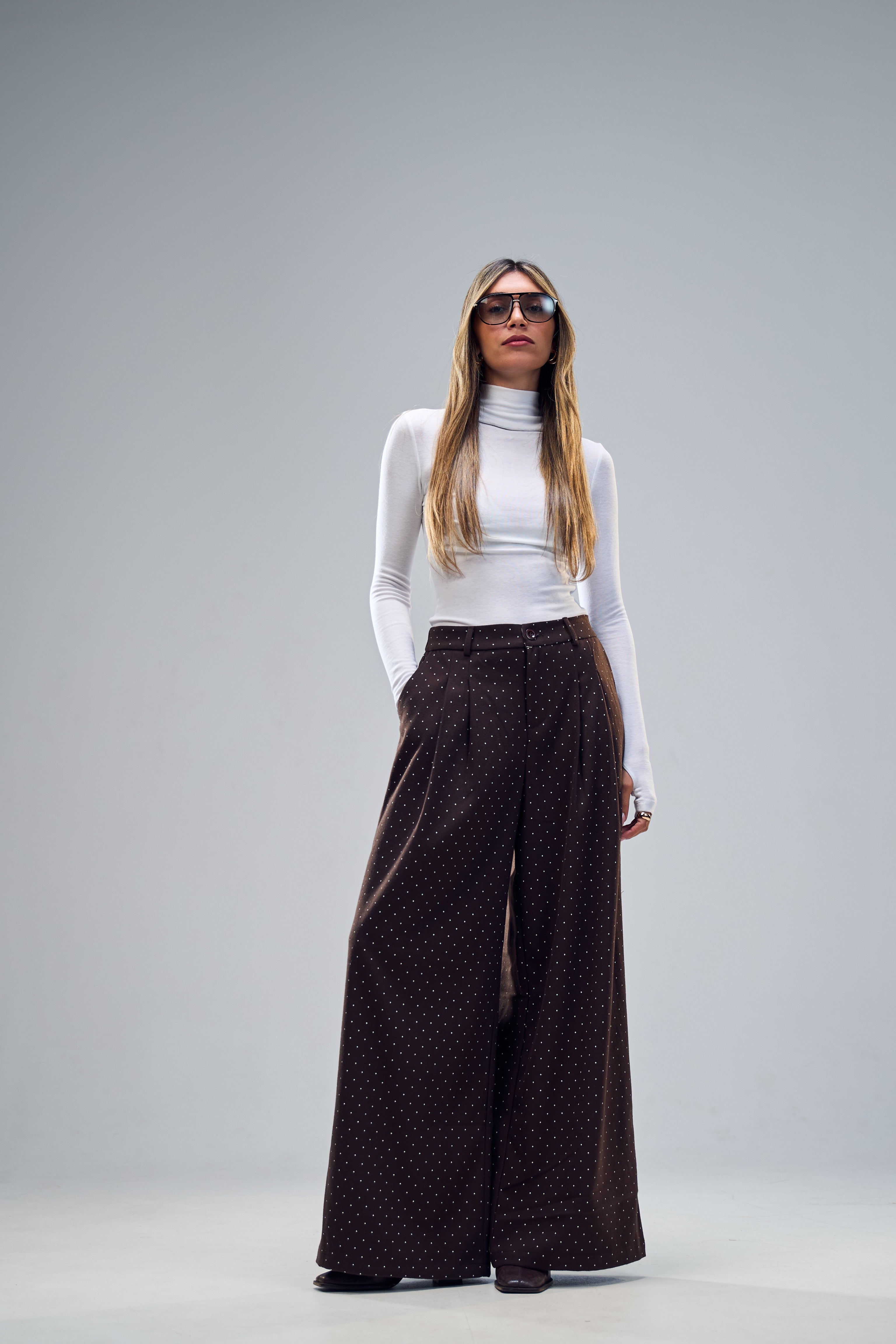 חולצת גולף טוני לבן