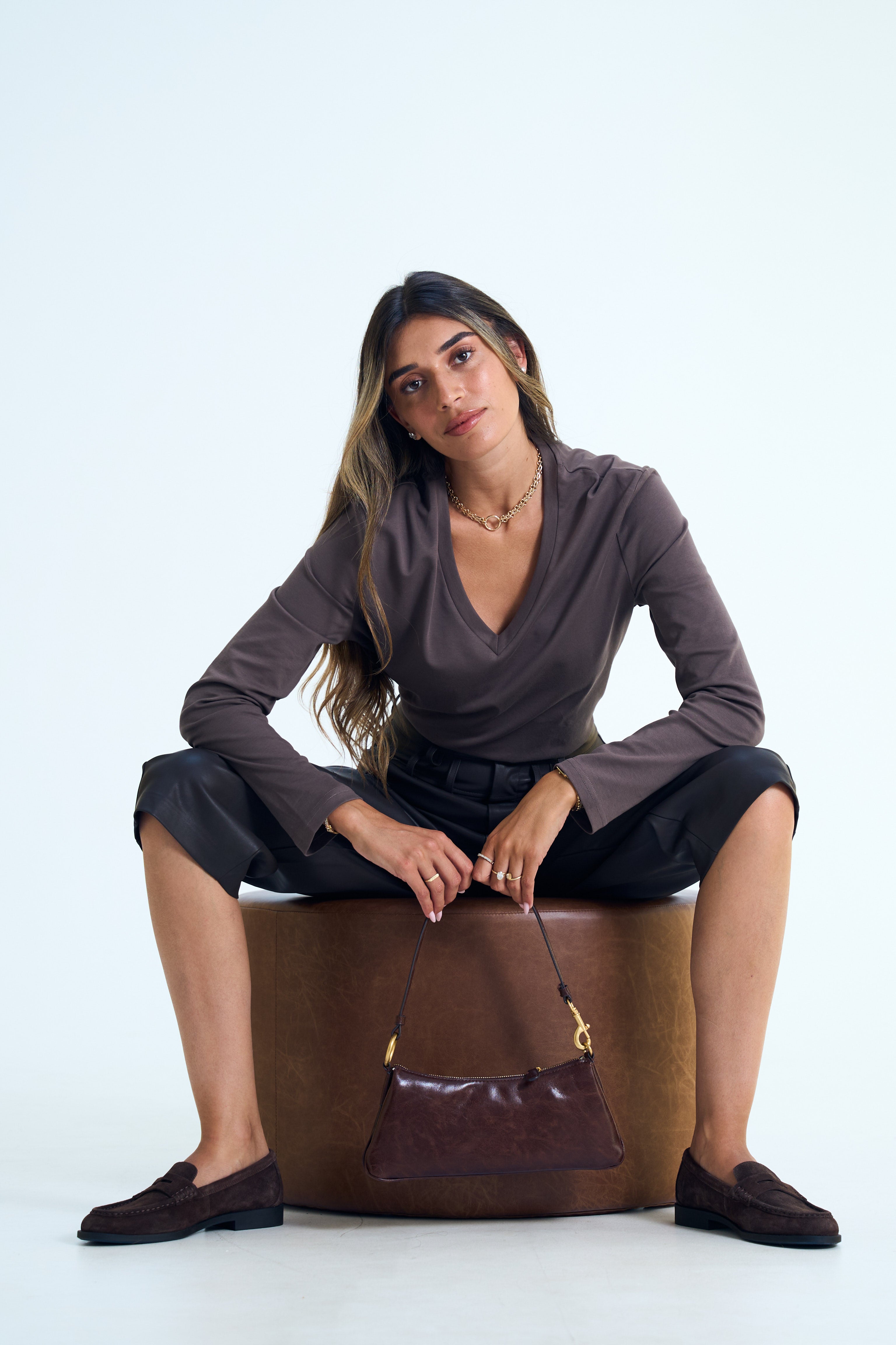 חולצת יהב חום