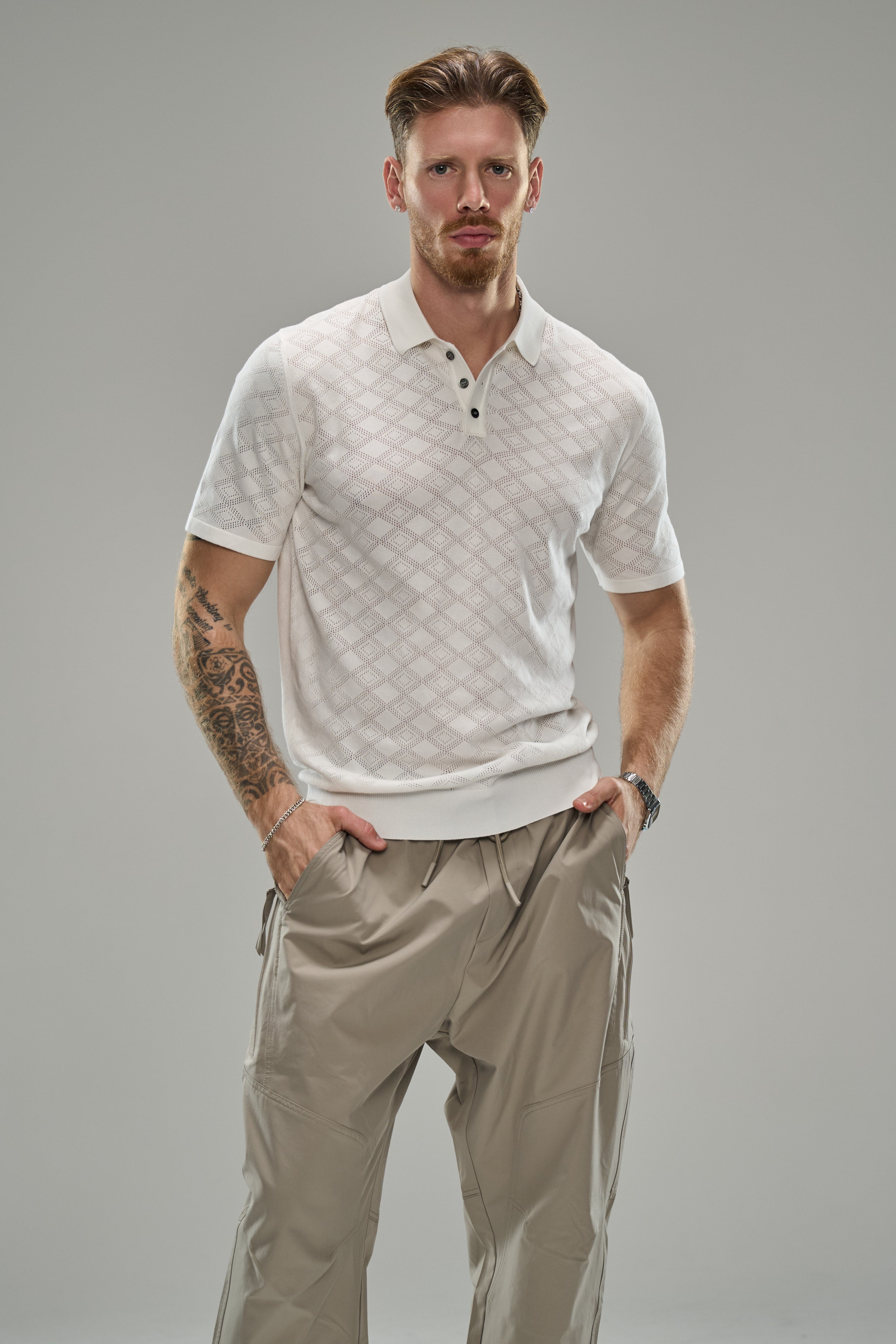 חולצת דומיניק לבן