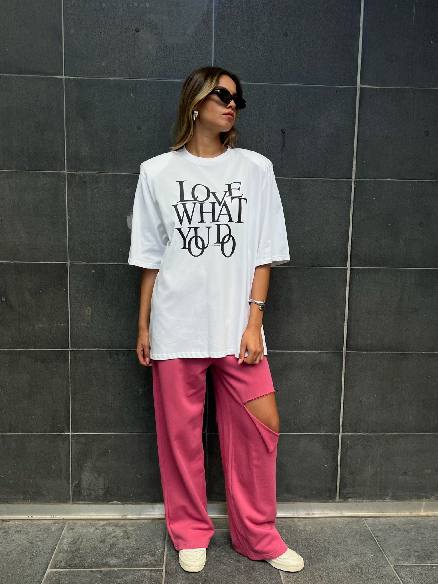 מכנס נאור ורוד פרנש טרי