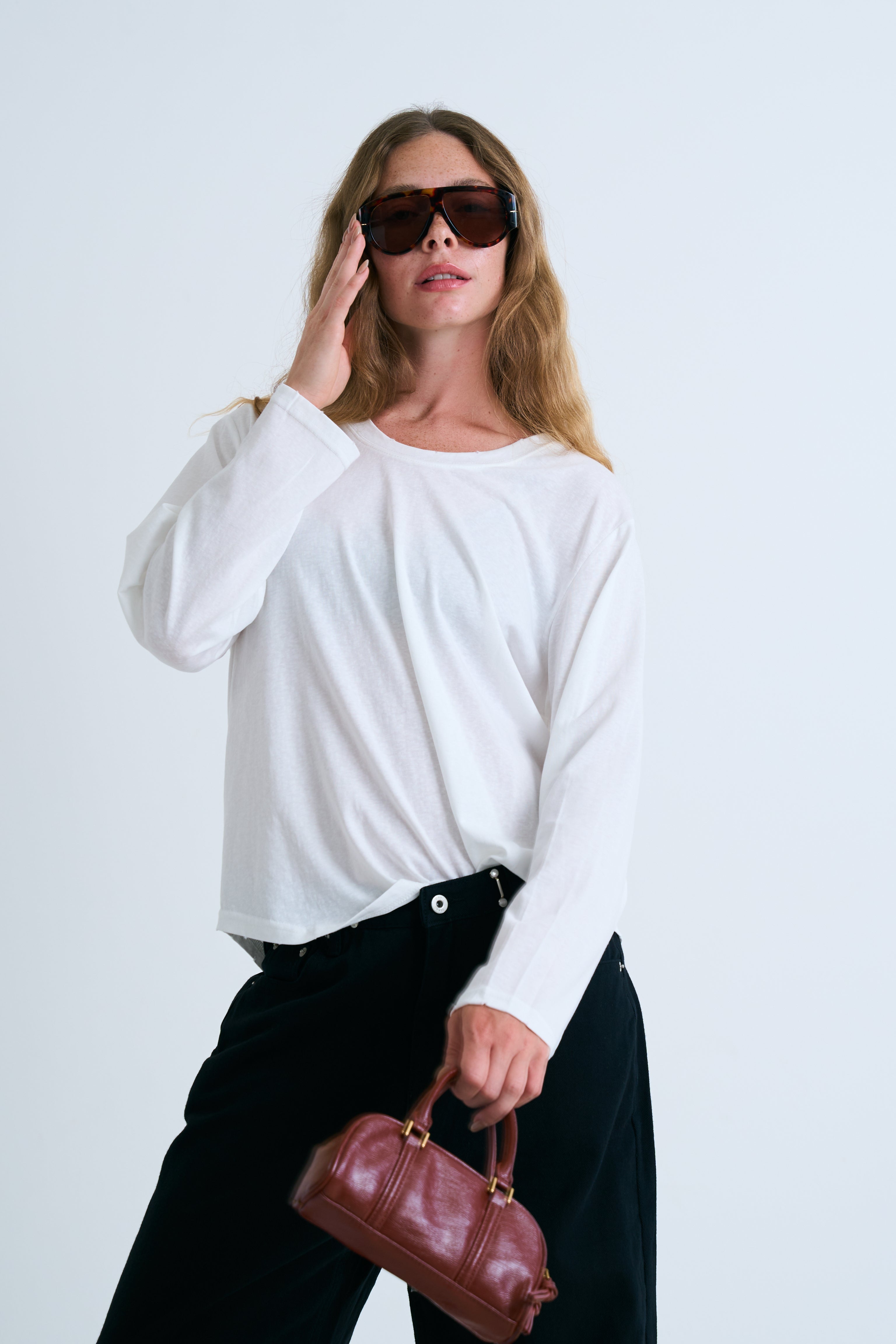 חולצת נליה לבן