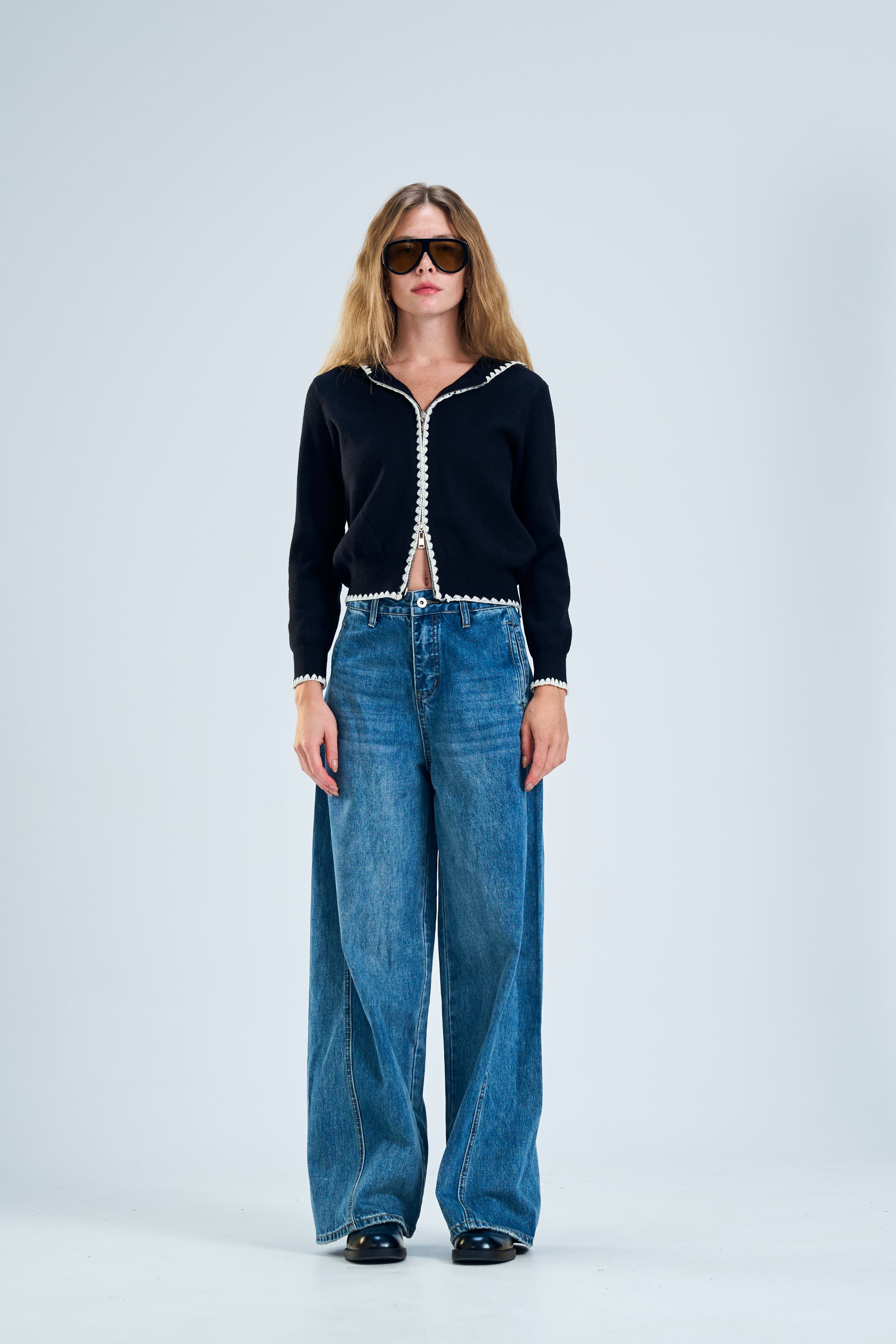 קרדיגן מייבל שחור