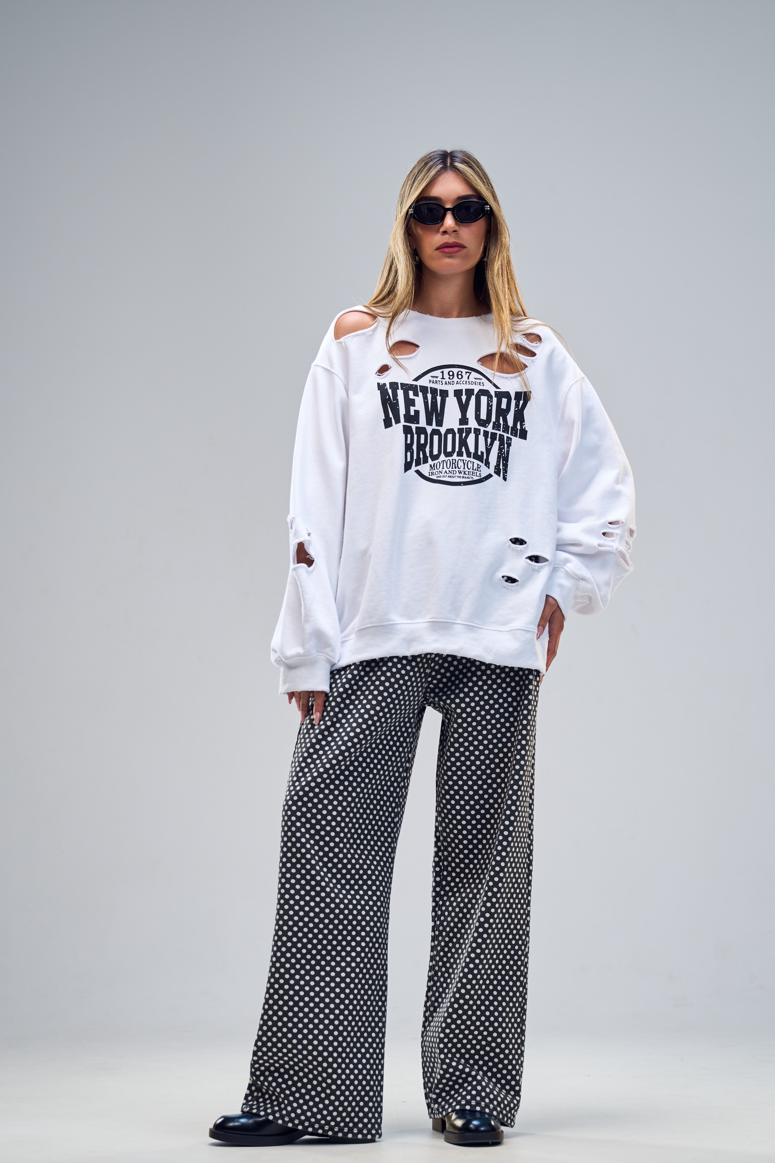 מכנס ג׳ינס אוניל אפור