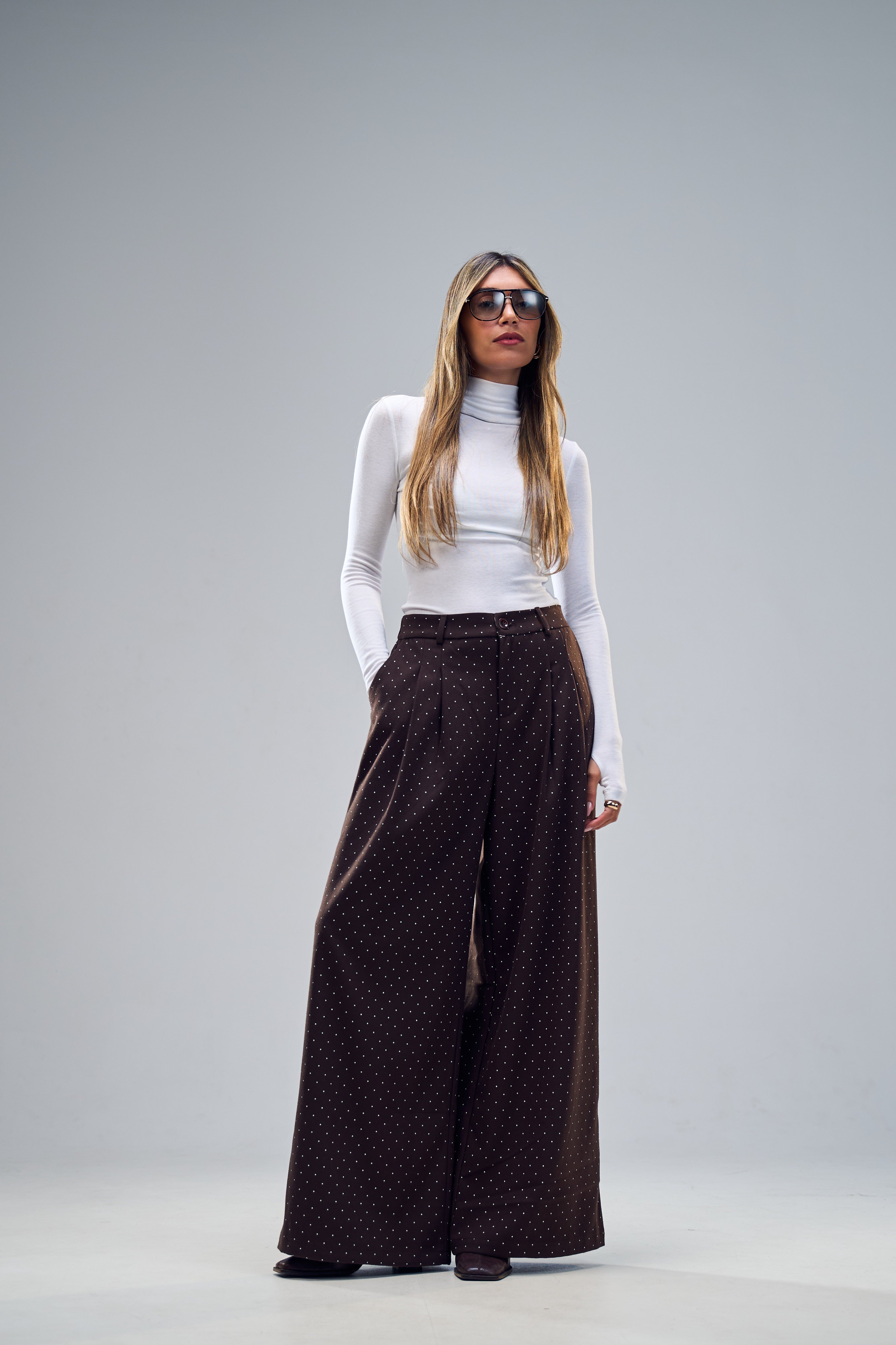 חולצת גולף טוני לבן