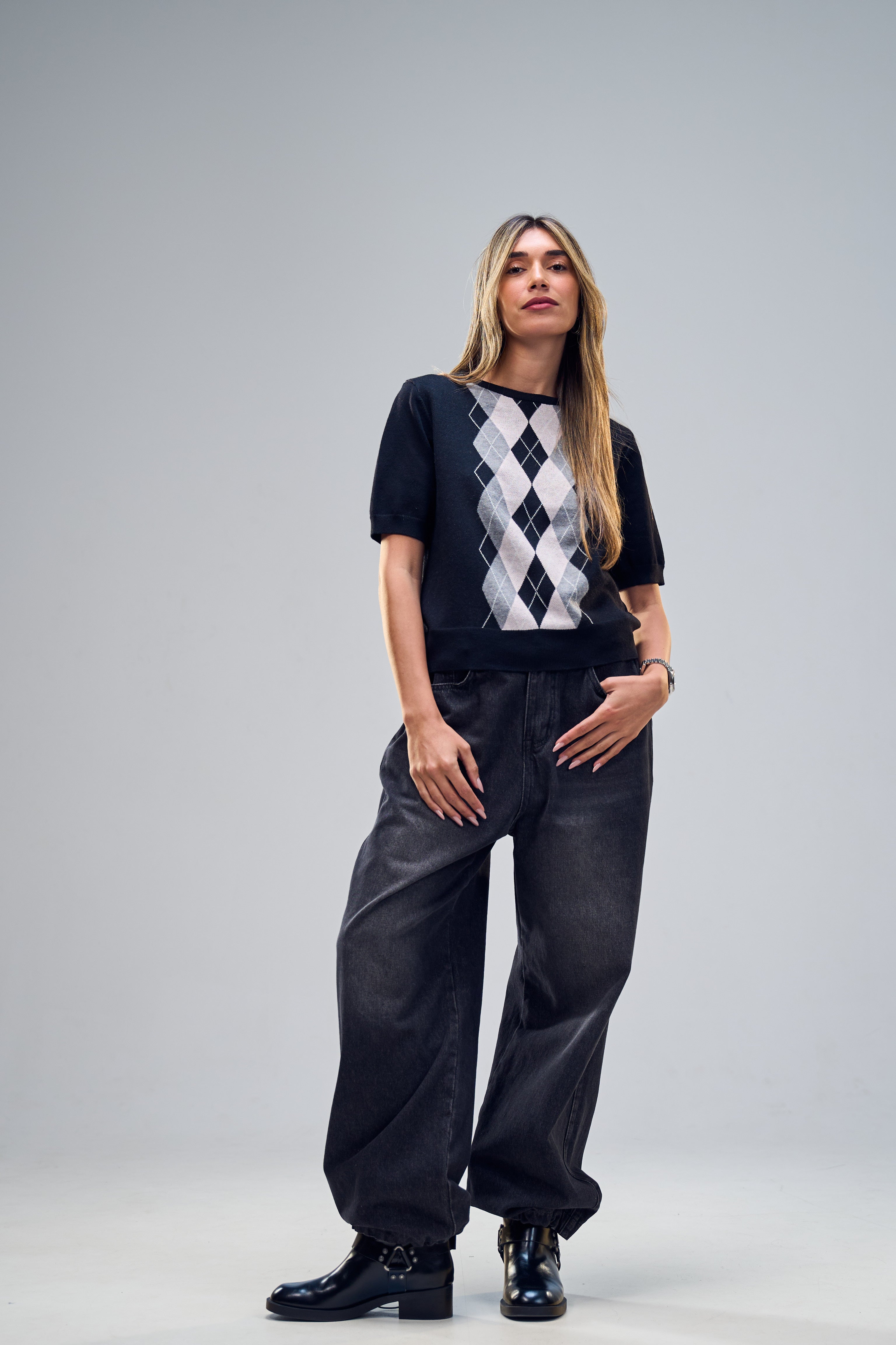 סריג אלינוי כחול כהה